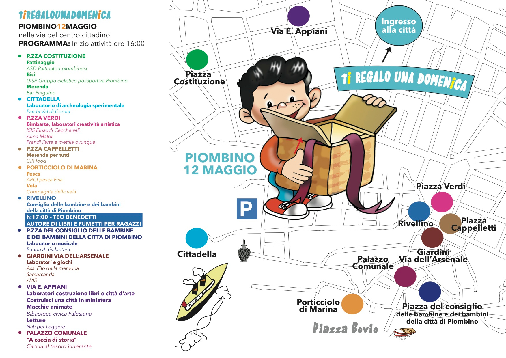 Giochi, sport, letture, caccia al tesoro. Torna la domenica dedicata ai bambini nelle piazze e per le strade della citt&agrave;