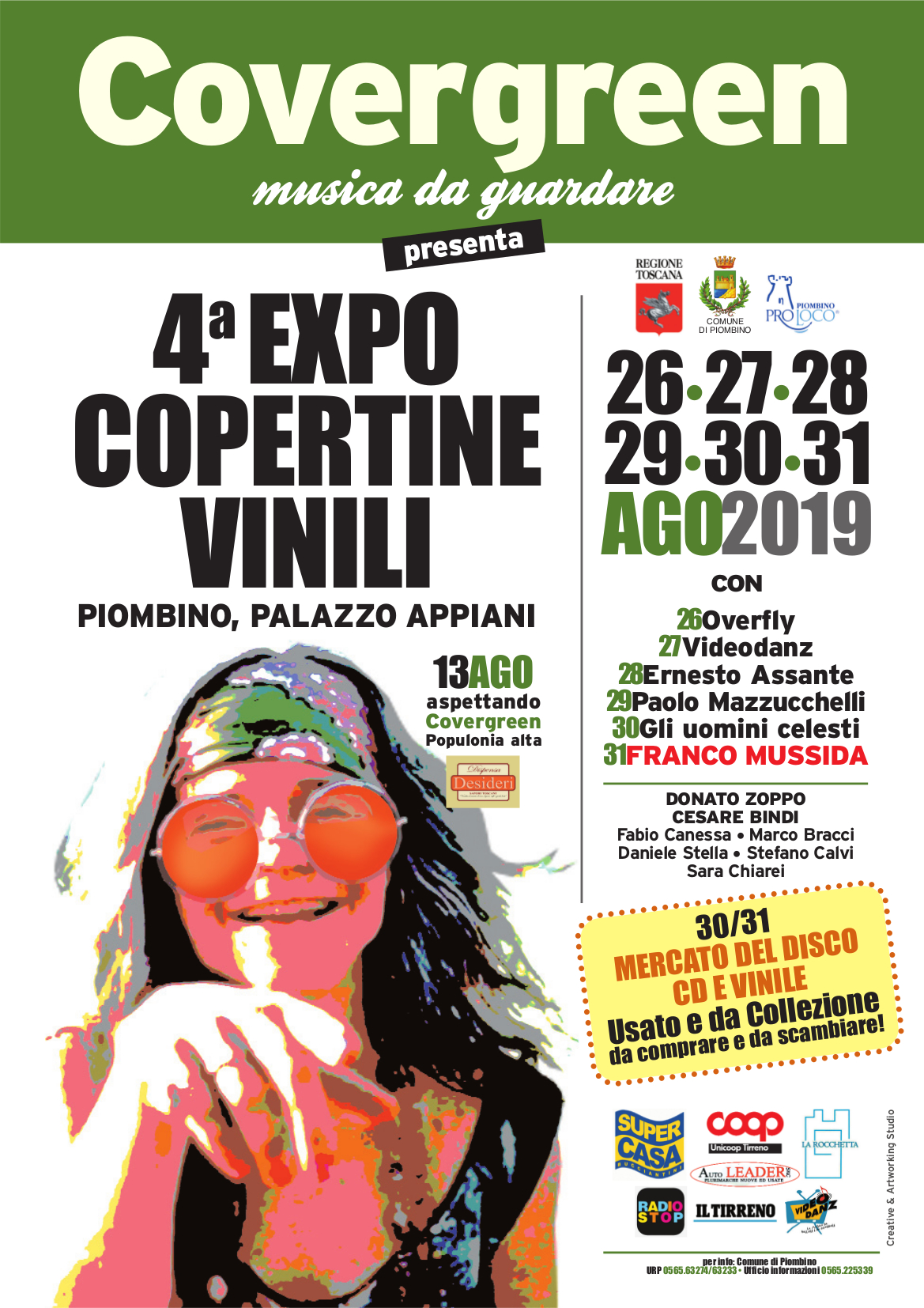 Sabato 31 agosto sesta e ultima giornata di Covergreen