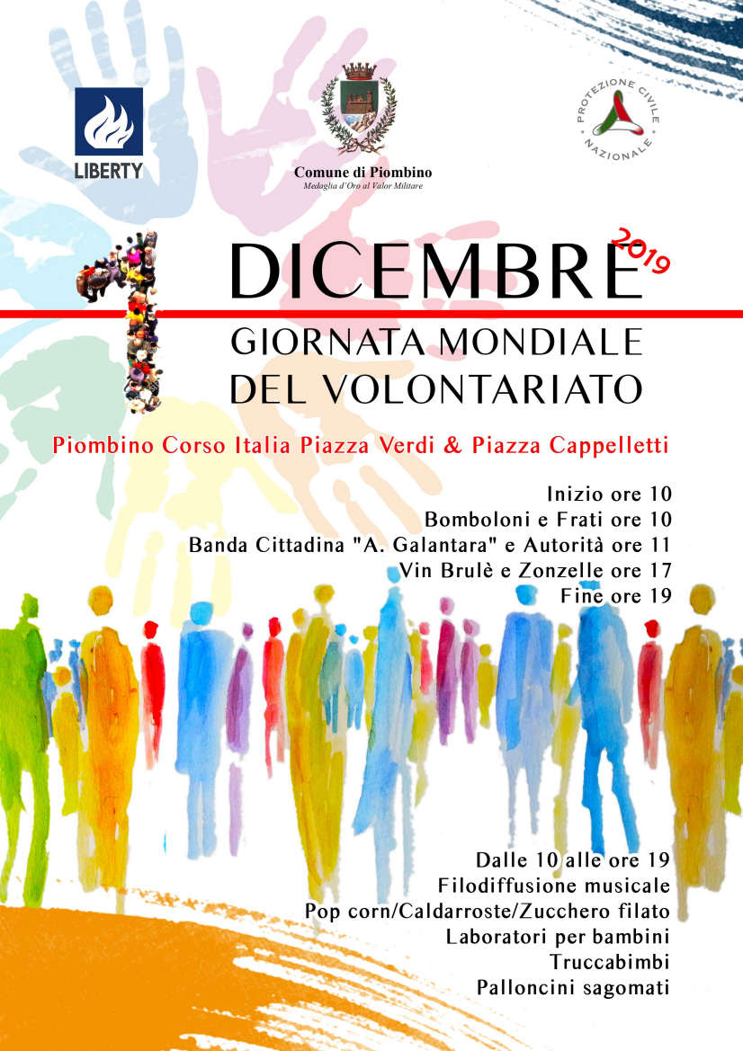 Giornata mondiale del volontariato: le associazioni del territorio si presentano alla citt&agrave;