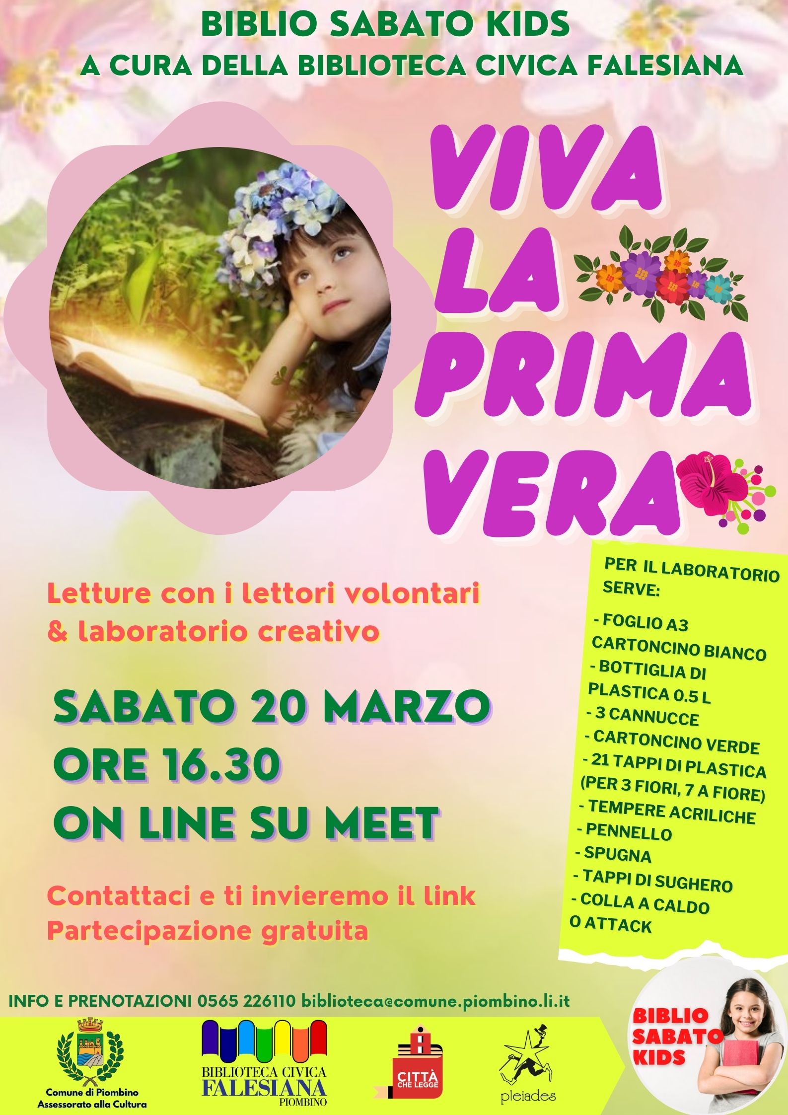 Biblio Sabato Kids: Viva la primavera