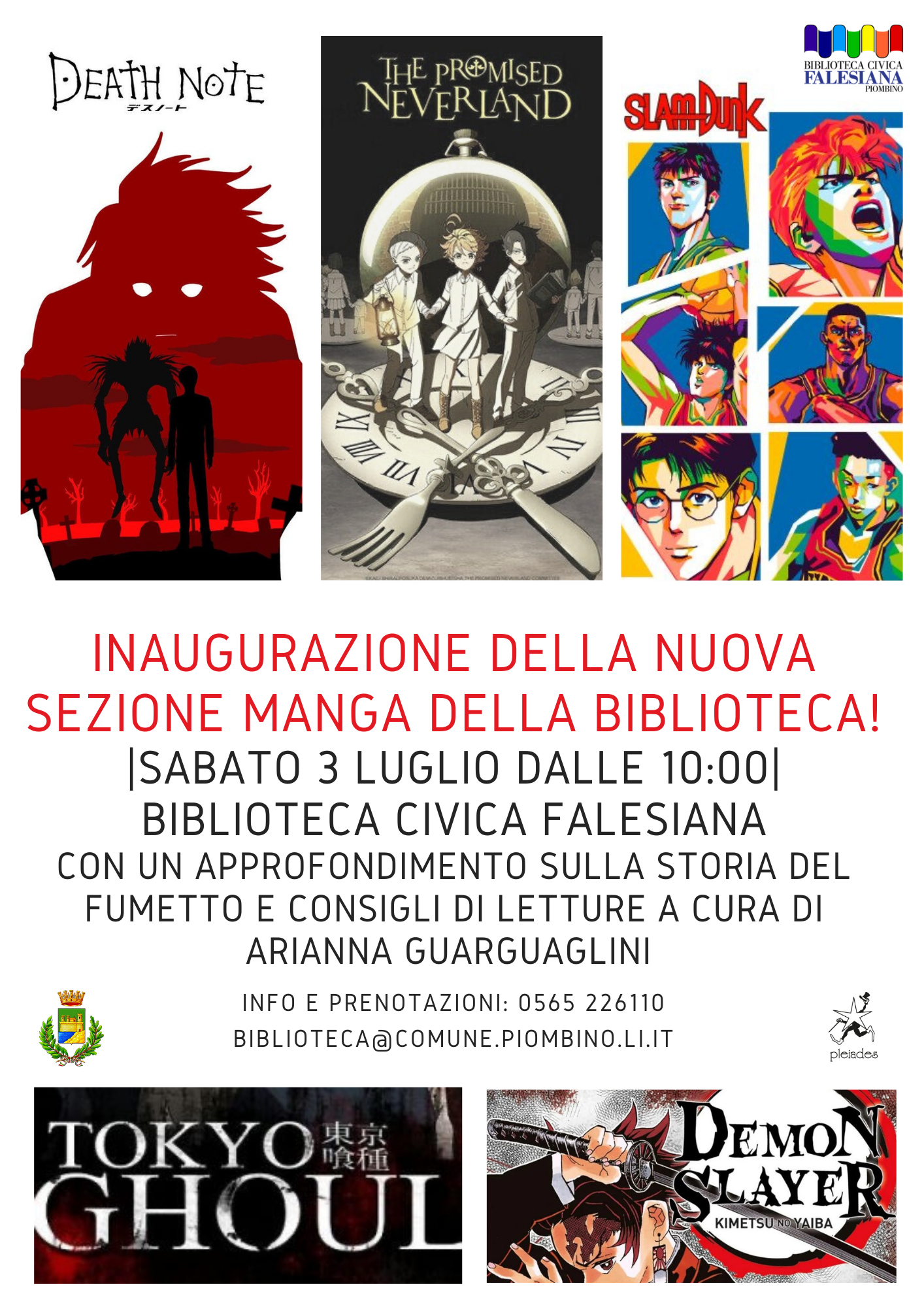 BIBLIOTECA CIVICA FALESIANA, SI INAUGURA SABATO LA SEZIONE MANGA E COMICS PER RAGAZZI
