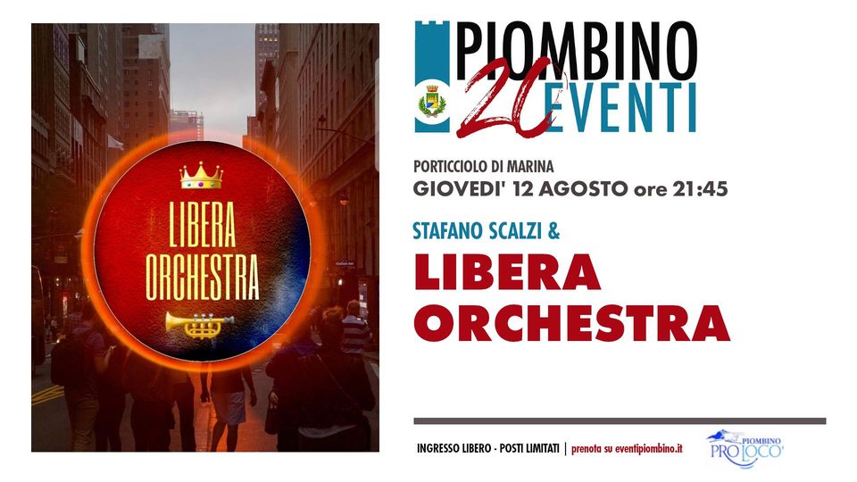 20Eventi, � il momento del jazz con Stefano Scalzi e la Libera Orchestra