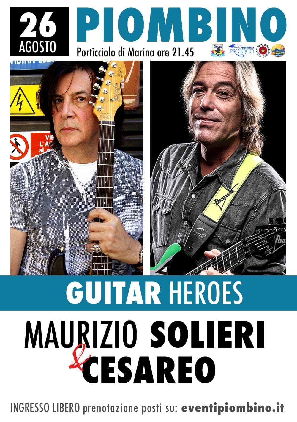 20Eventi, il rock sale sul palco del festival con Solieri e Cesareo