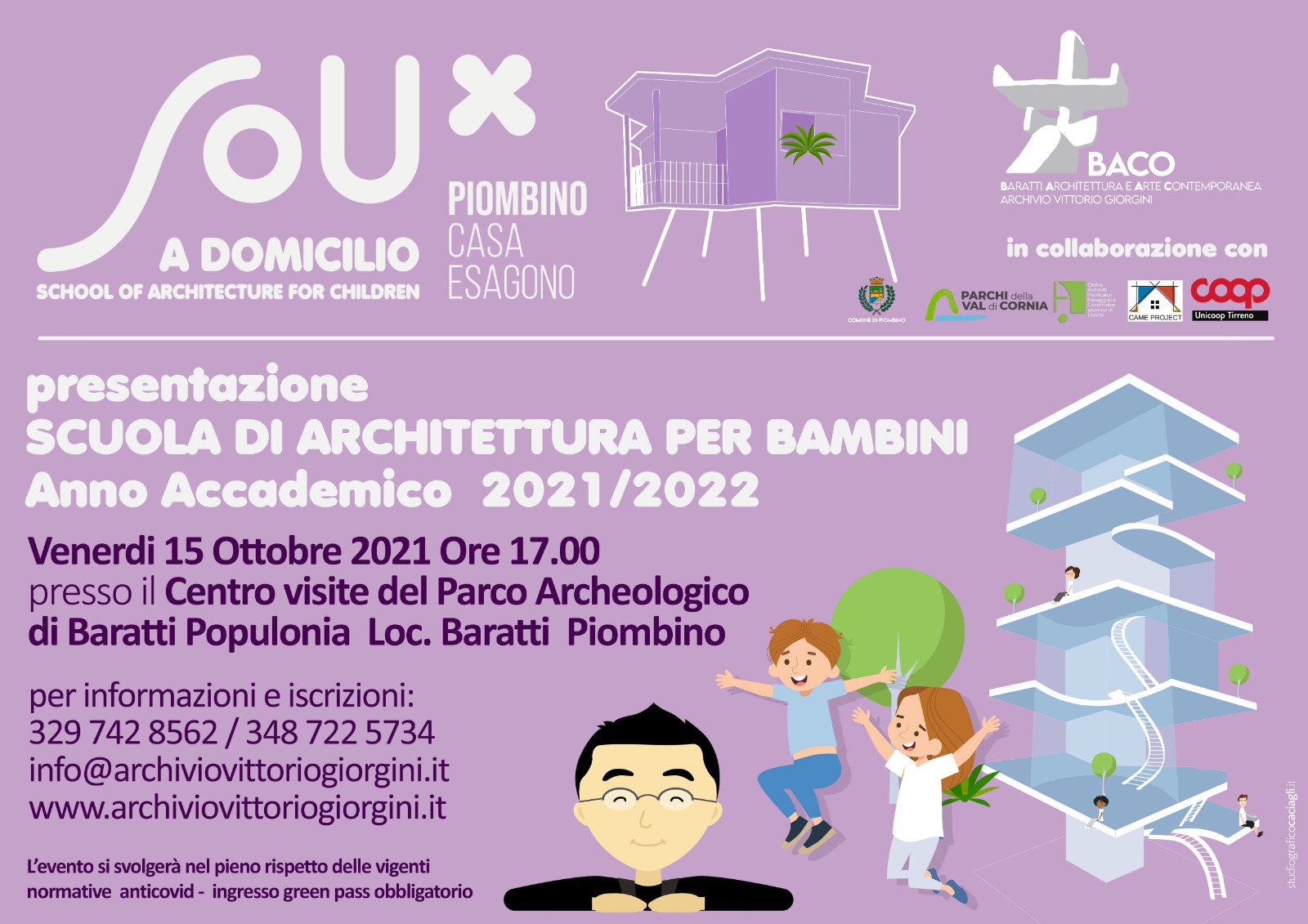 SouxPiombino, la prima scuola di architettura per bambini in Italia