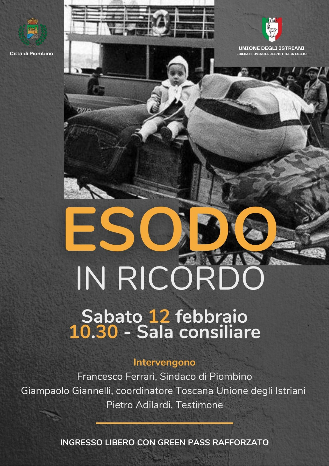 Giorno del Ricordo: un pacchetto di eventi organizzati dal Comune