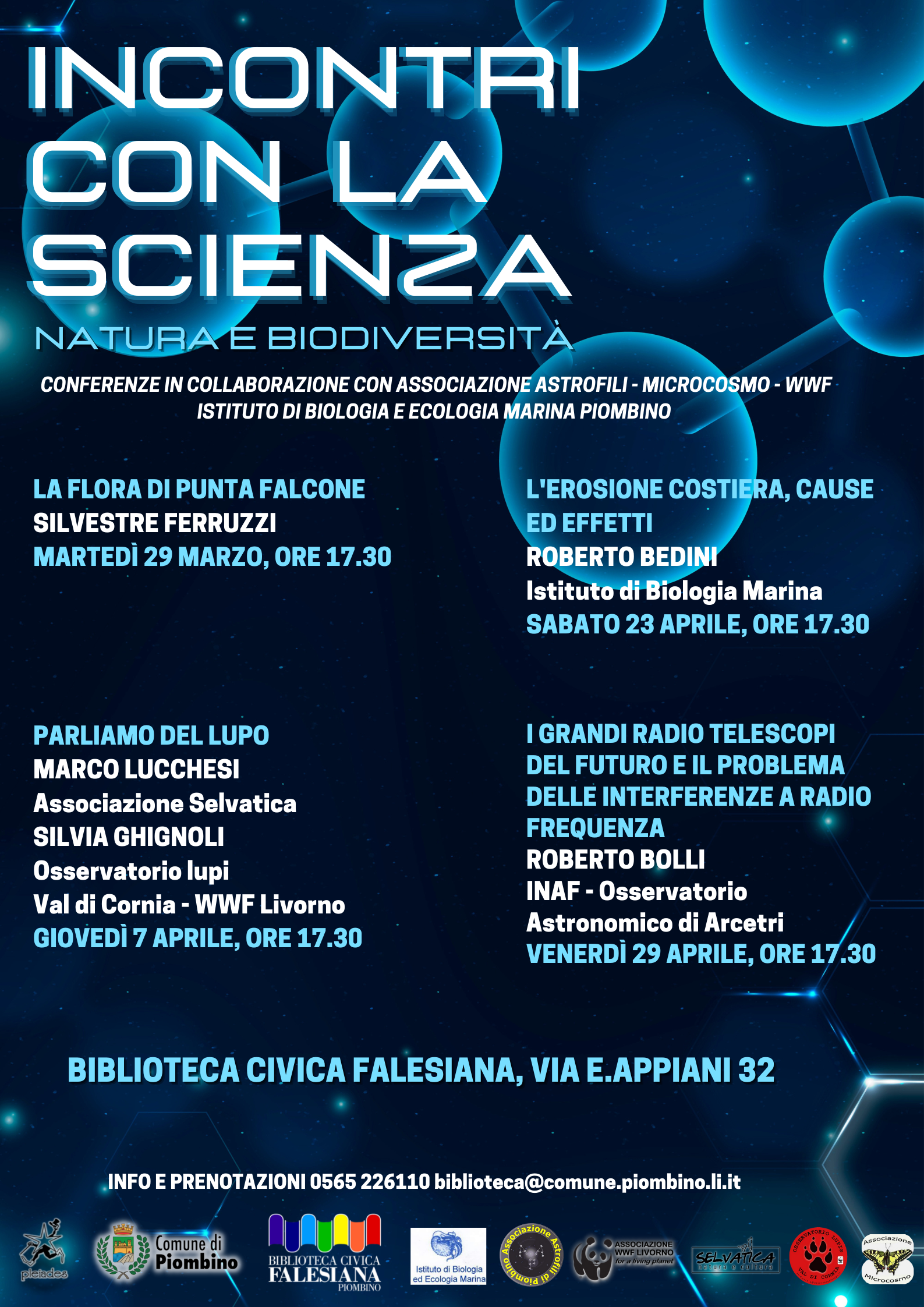 �Incontri con la scienza�: quattro appuntamenti in biblioteca