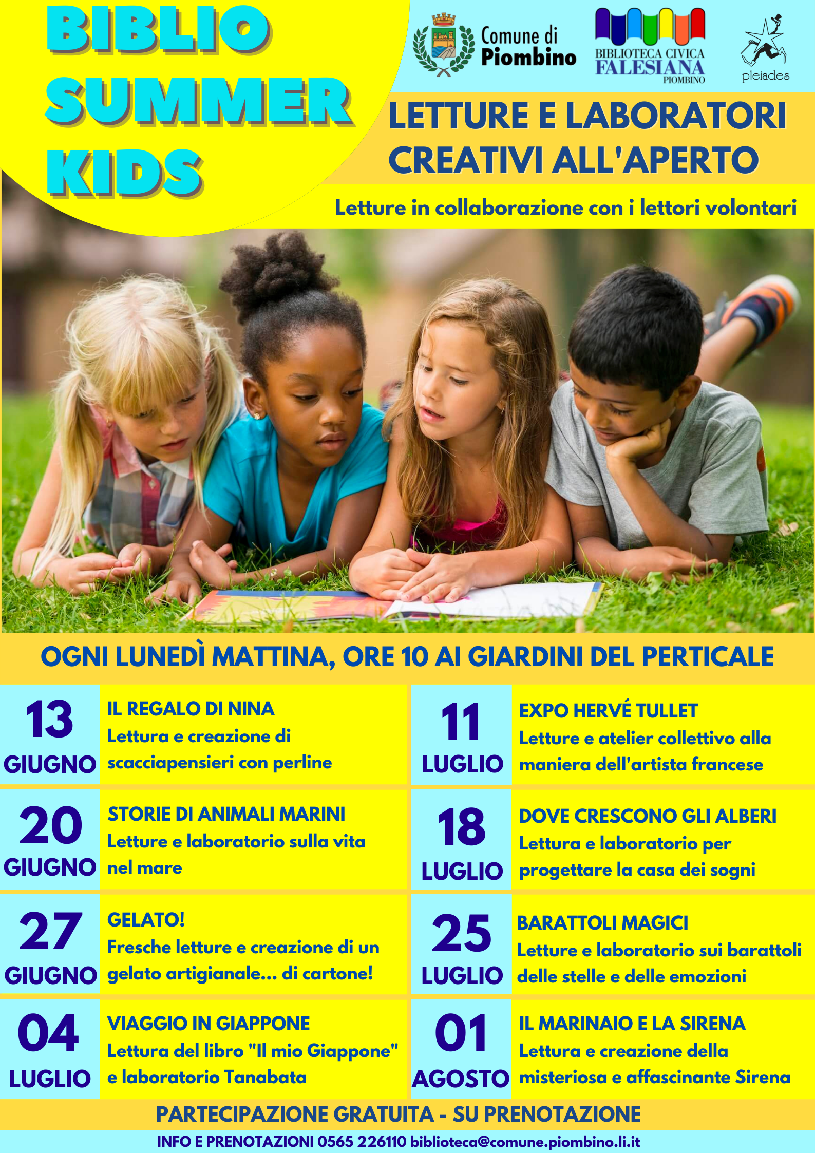 Al via la nuova edizione del Biblio Summer Kids