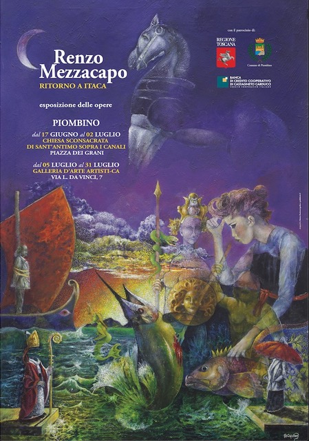 Ritorno ad Itaca: a Piombino la mostra del maestro Renzo Mezzacapo da venerd� 17 giugno