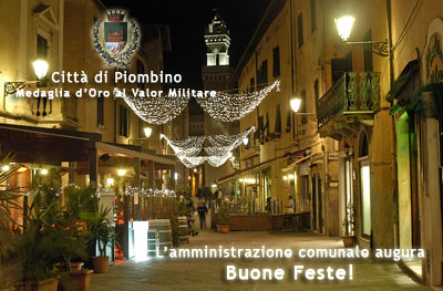 Festoni e luci, proiezioni sulle facciate dei palazzi e filodiffusione Piombino si prepara al Natale con nuove decorazioni ed effetti speciali. Accensione prevista dall\'8 dicembre