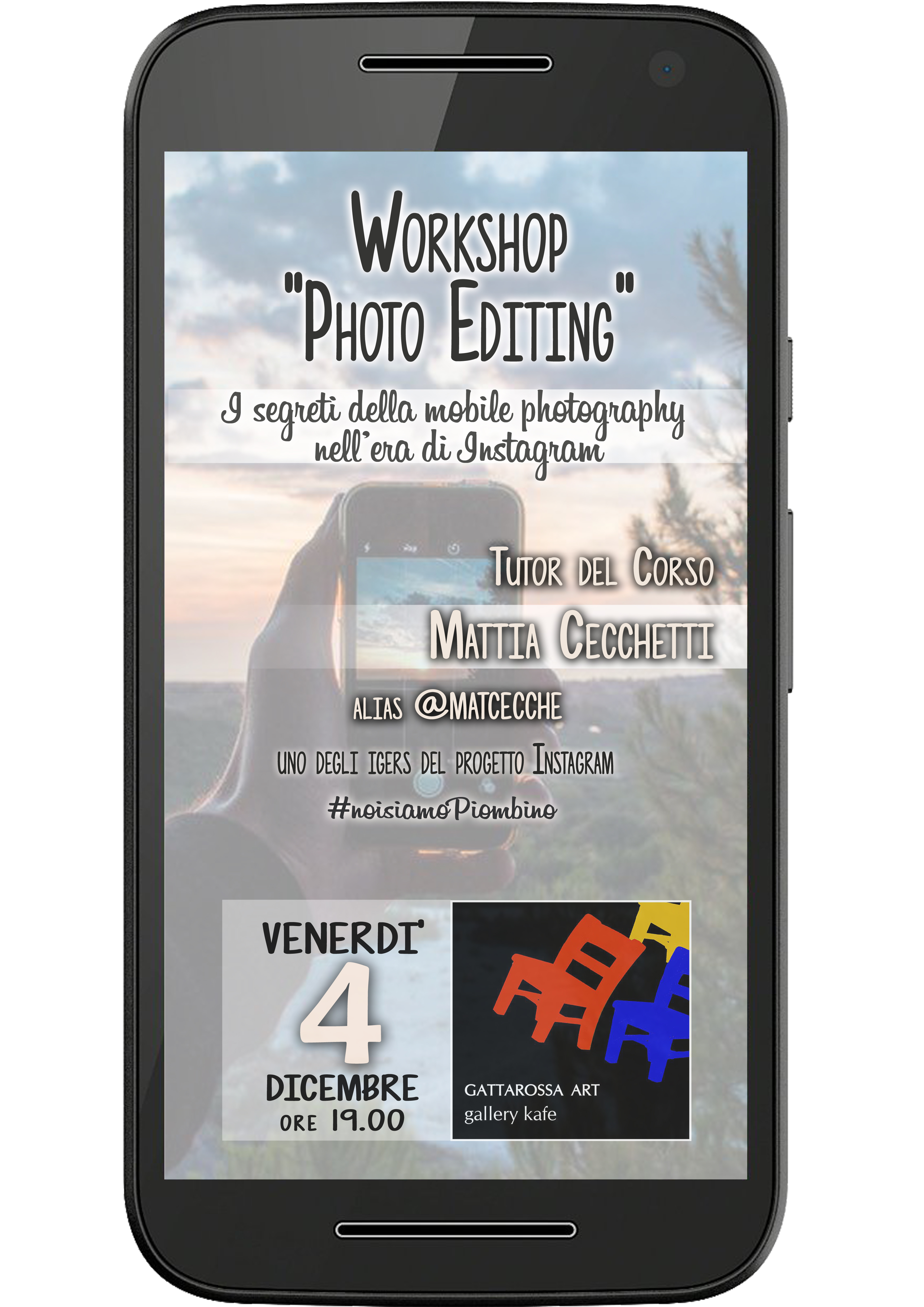 #noisiamoPiombino: tutti i segreti della mobile photography in un workshop al Gattarossa