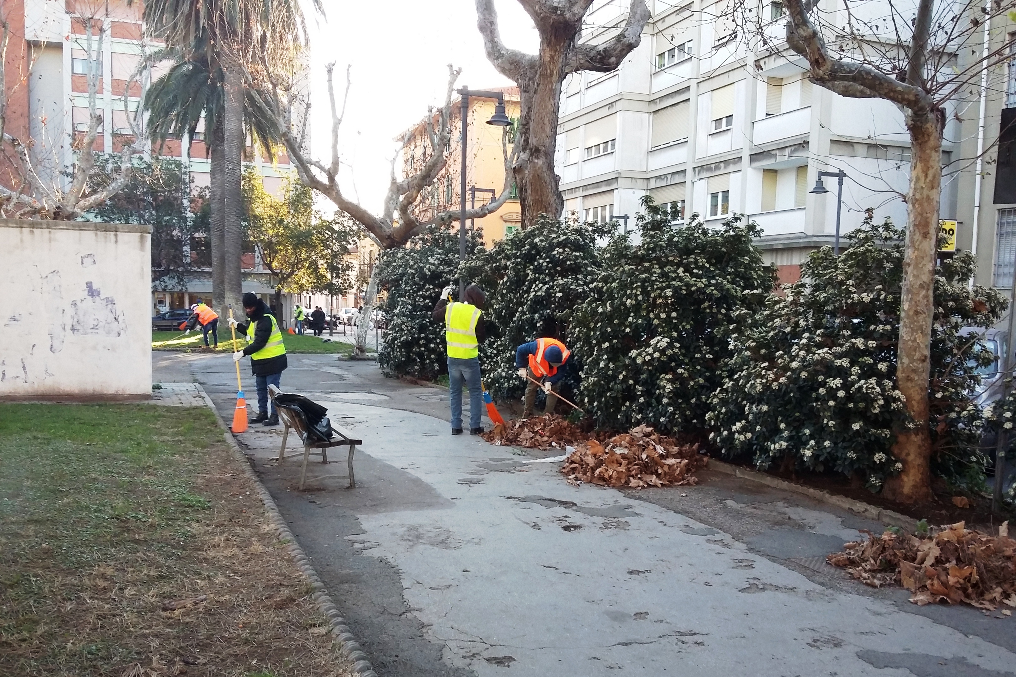 Da rifugiati a volontari per il decoro urbano