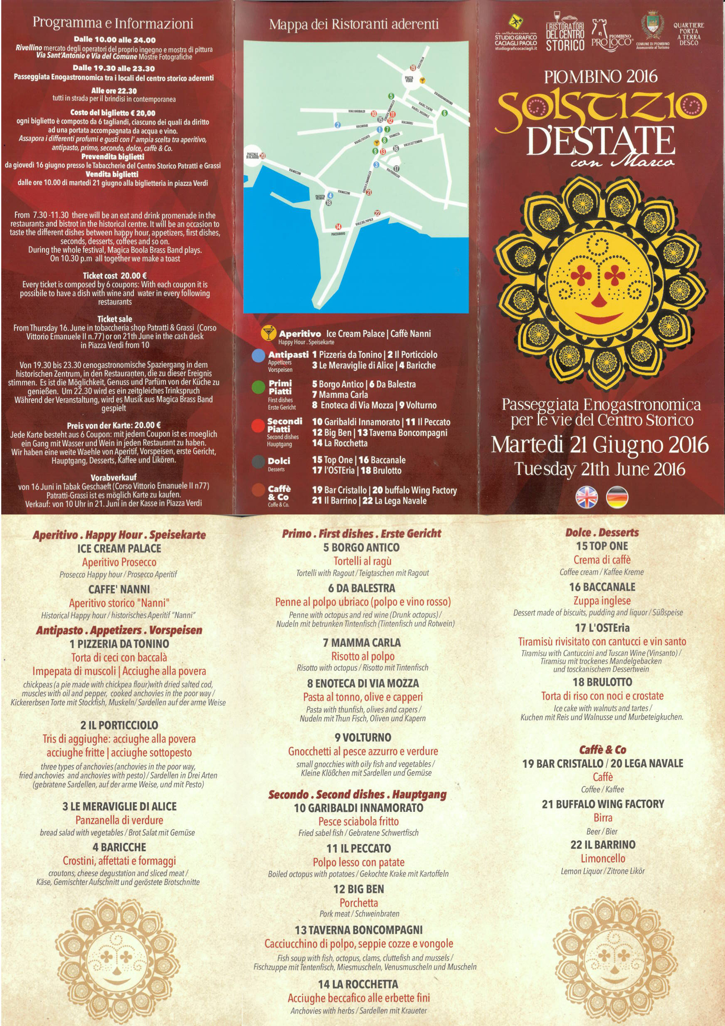 Piombino. Torna il solstizio d\'estate in onore di Marco Barlettani.