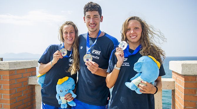 Il medagliere della Nazionale giovanile agli Europei juniores di nuoto in acque libere