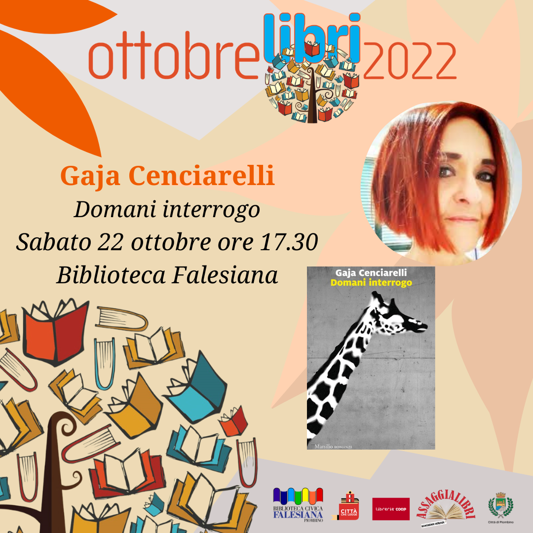 OttobreLibri 2022: Gaja Lombardi Cenciarelli in biblioteca con il suo Domani interrogo