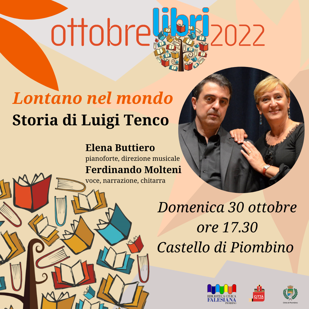 OttobreLibri 2022: domenica un appuntamento musicale dedicato a Luigi Tenco 