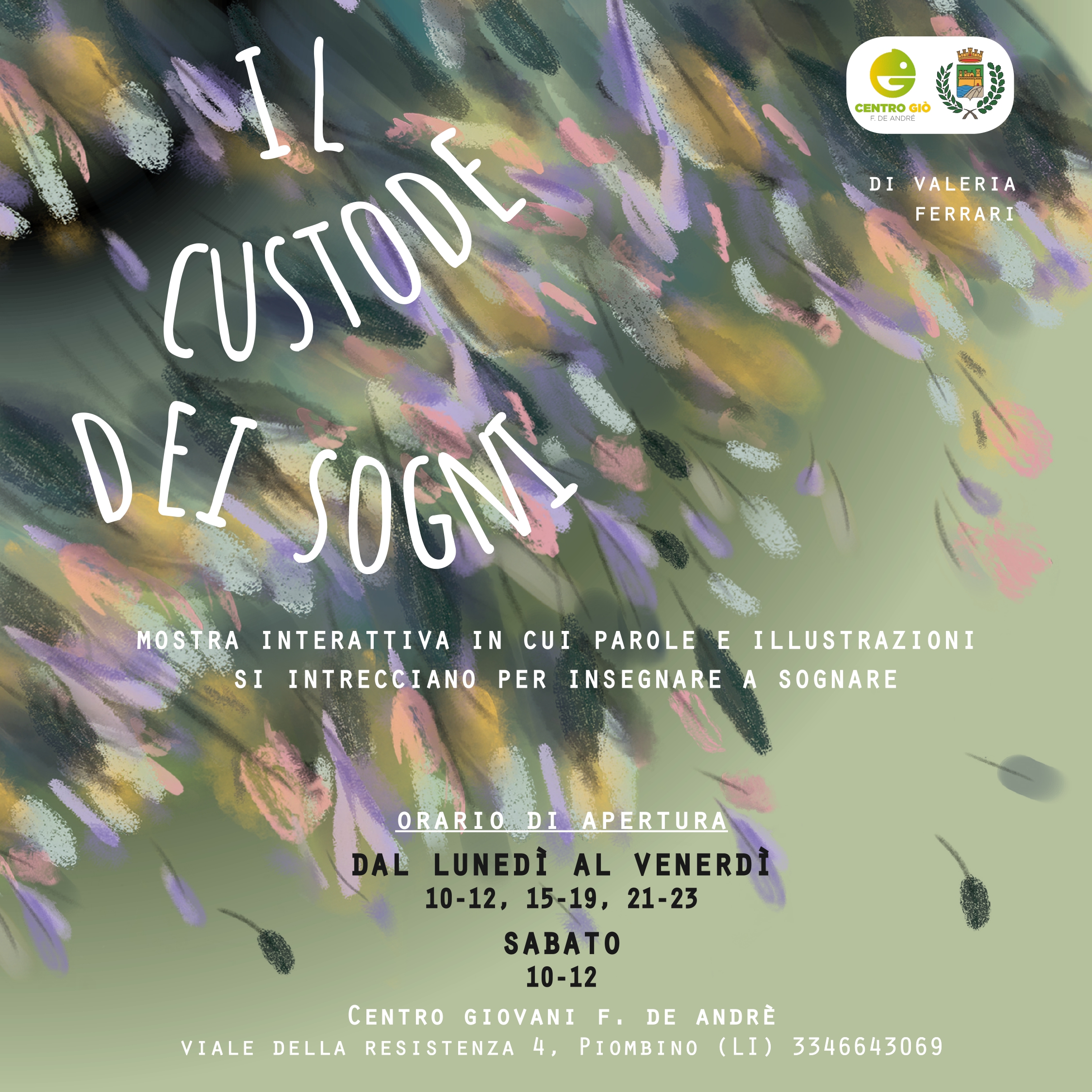 Sar� inaugurata il prossimo venerd� 16�dicembre�la mostra �Il custode dei sogni� realizzata da Valeria Ferrari, al Centro Giovani F. De Andr�