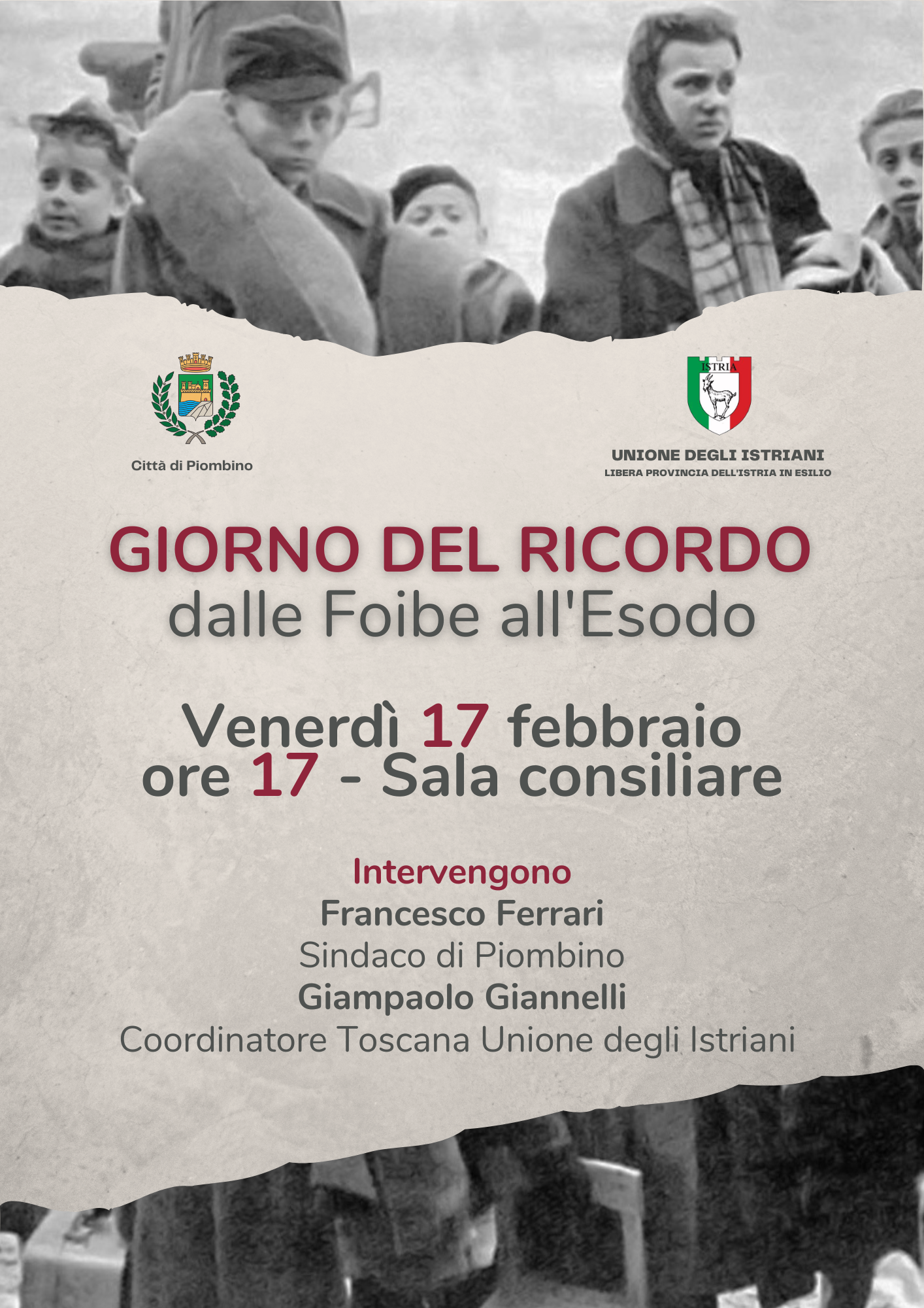 Venerd� 17 febbraio, ore 17  - Convegno \