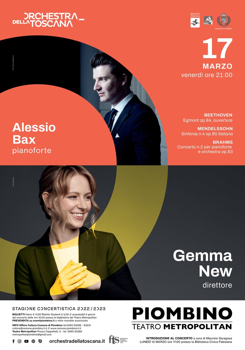 Stagione concertistica  Appuntamento con Gemma New e Alessio Bax venerd 17 marzo alle ore 21