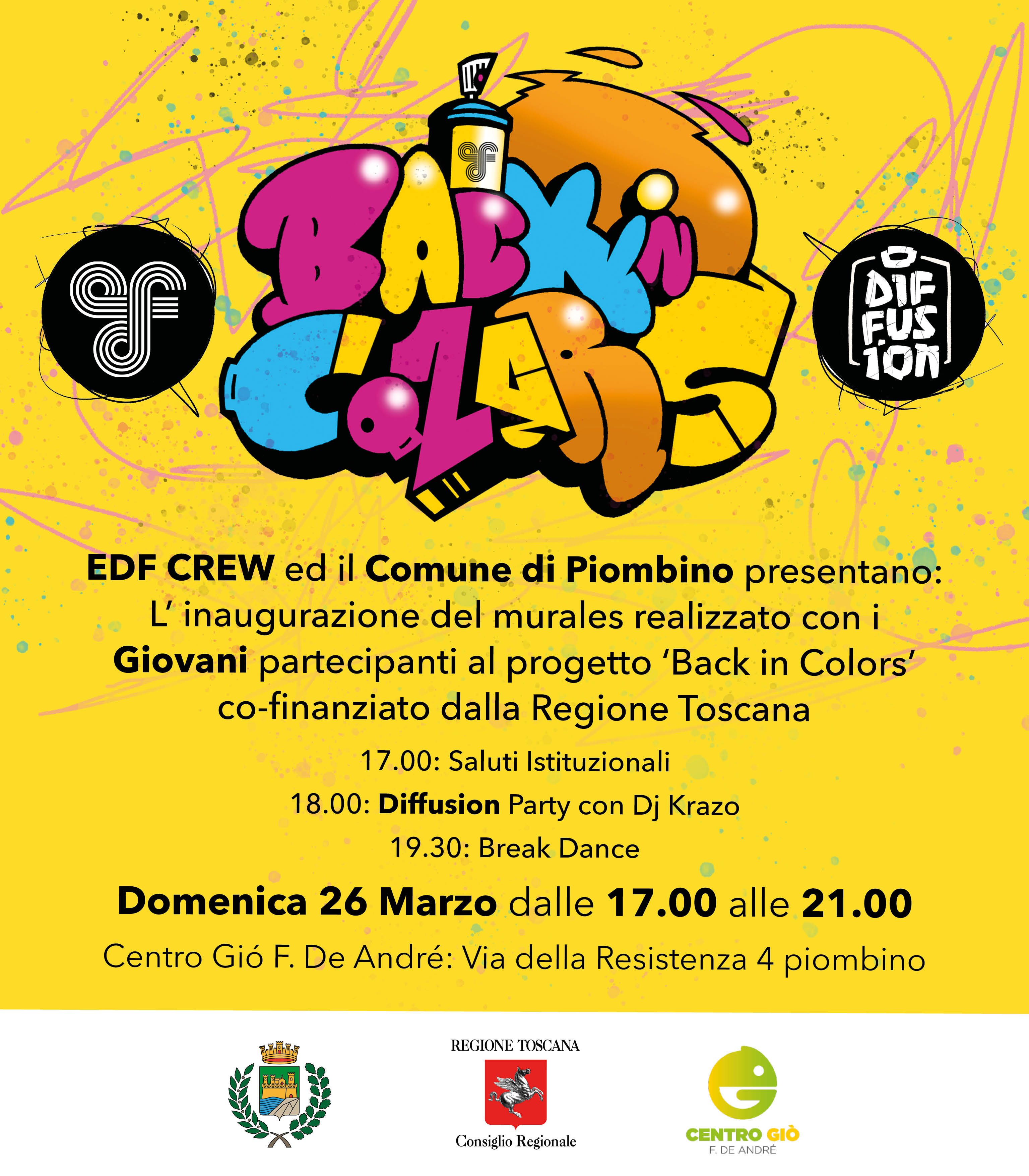 Inaugurazionedel muralesstreet art \