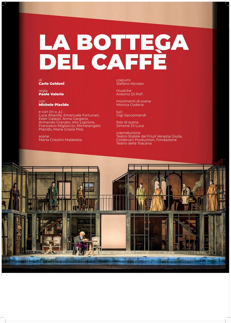 Stagione teatrale: mercoled 29 marzo La Bottega del caff con Michele Placido