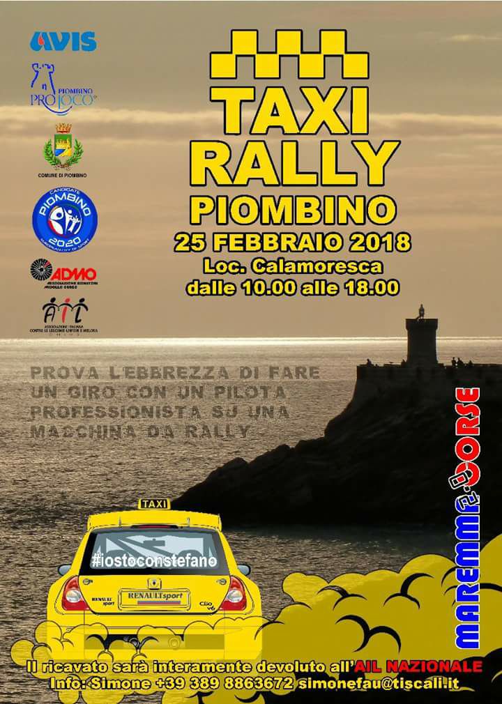 Soddisfazione per il Taxi Rally di domenica a Calamoresca Nonostante il maltempo, la manifestazione ha avuto una buona riuscita