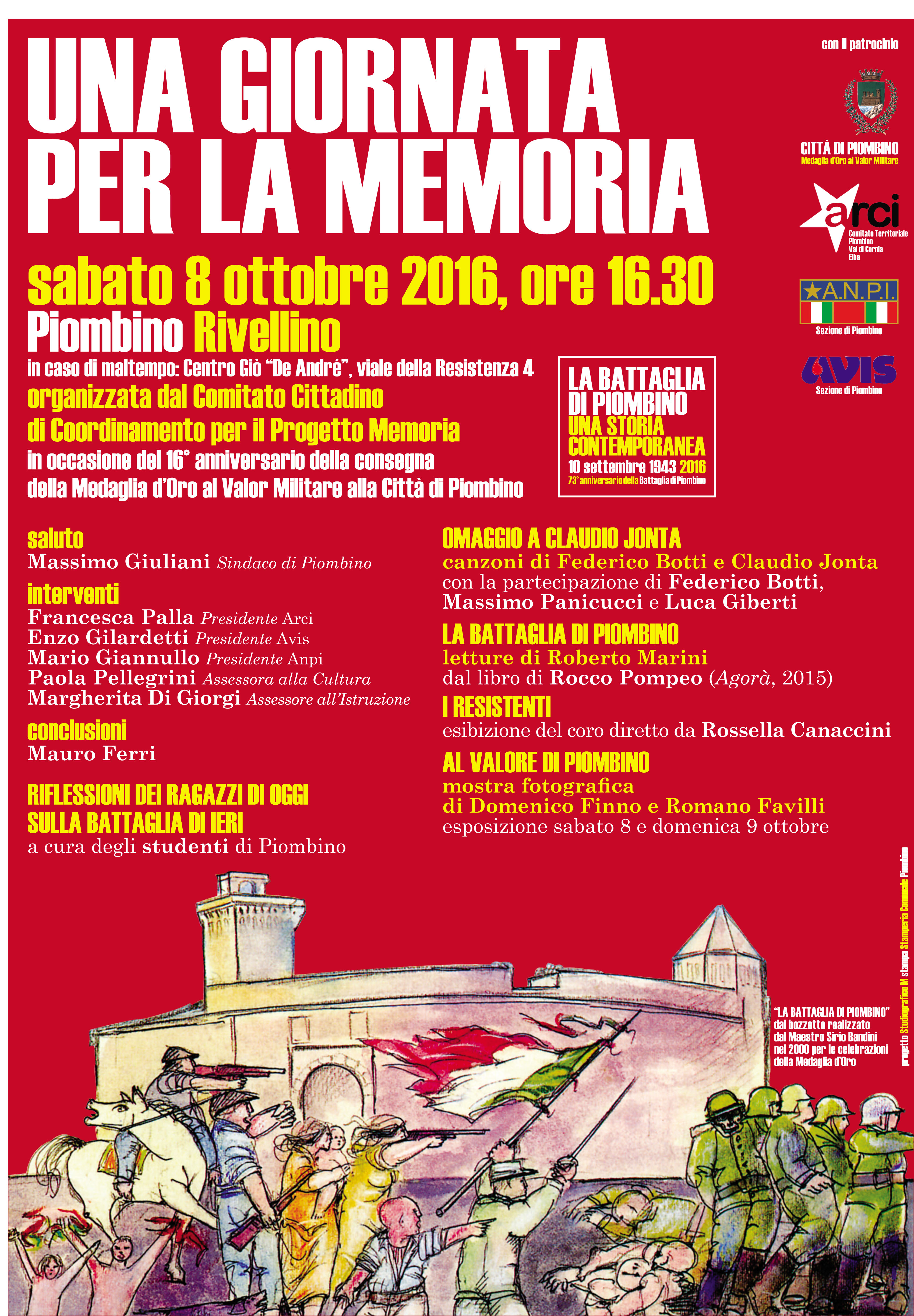 Una giornata per la memoria In occasione del 16&deg; anno dalla consegna della medaglia d\'oro al valor militare