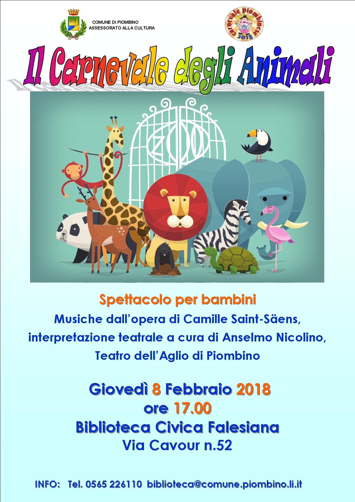 Il Carnevale degli animali in biblioteca