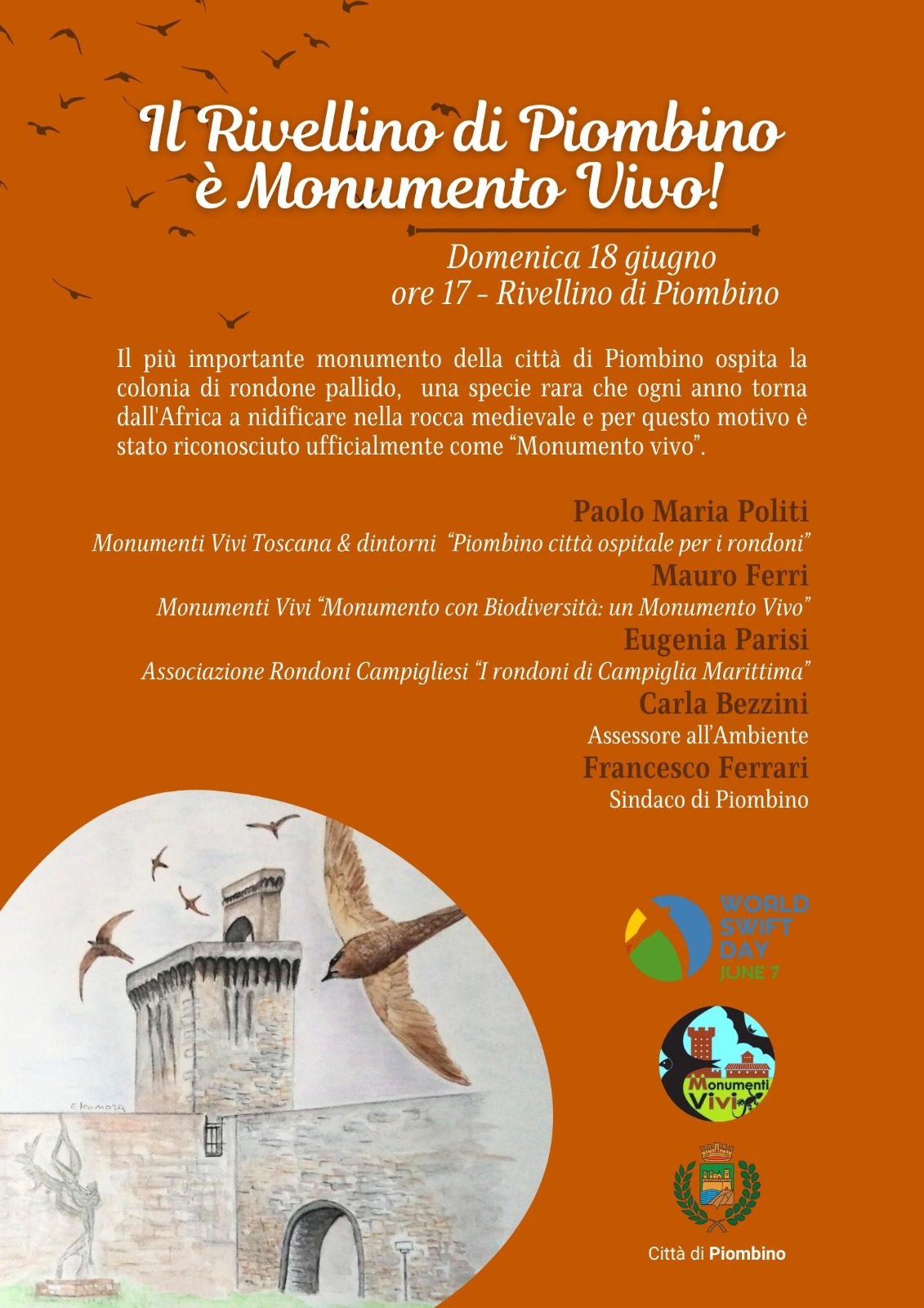 Convegno Il Rivellino di Piombino � Monumento Vivo! Domenica�18�giugno 2023,�ore�17 - Rivellino di Piombino