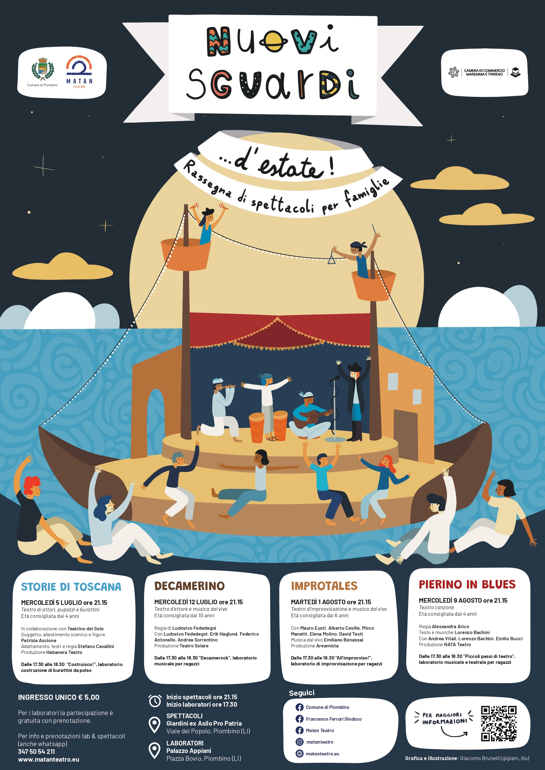 ARRIVA NUOVI SGUARDI...d\'estate!, TEATRO E MUSICA PER PICCOLI E GRANDI SPETTATORI