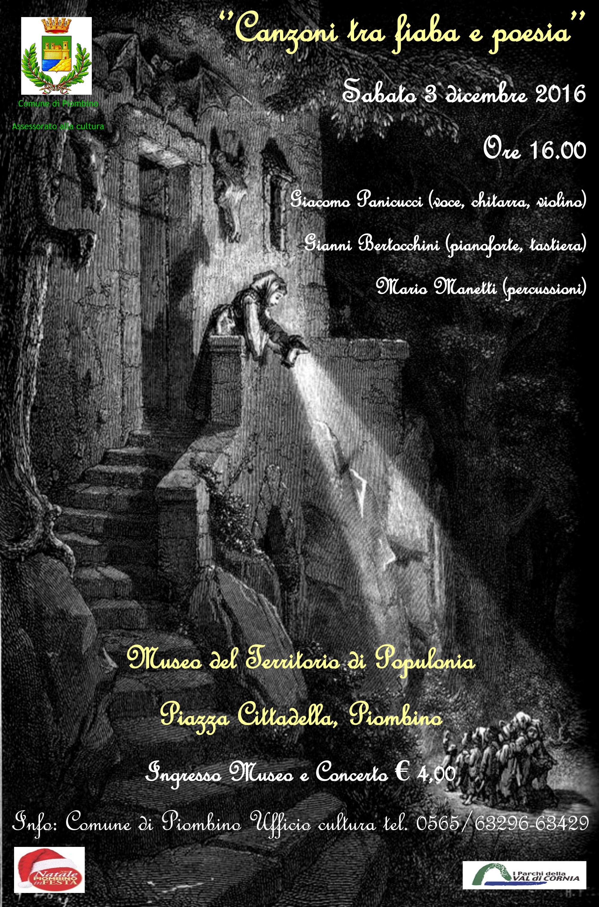 Canzoni tra fiaba e poesia al museo archeologico