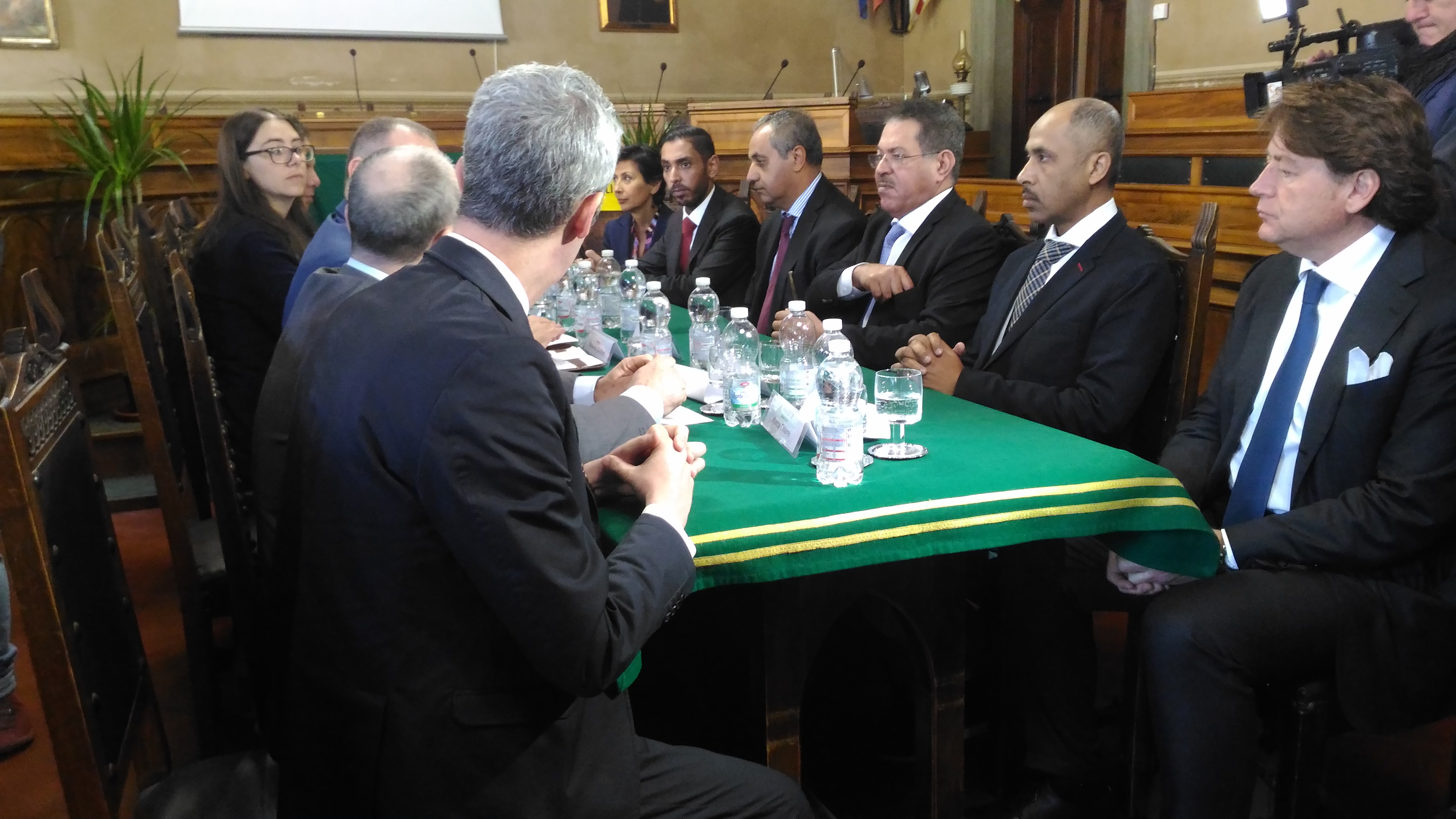 Sceicco dell\'Oman in visita a Piombino