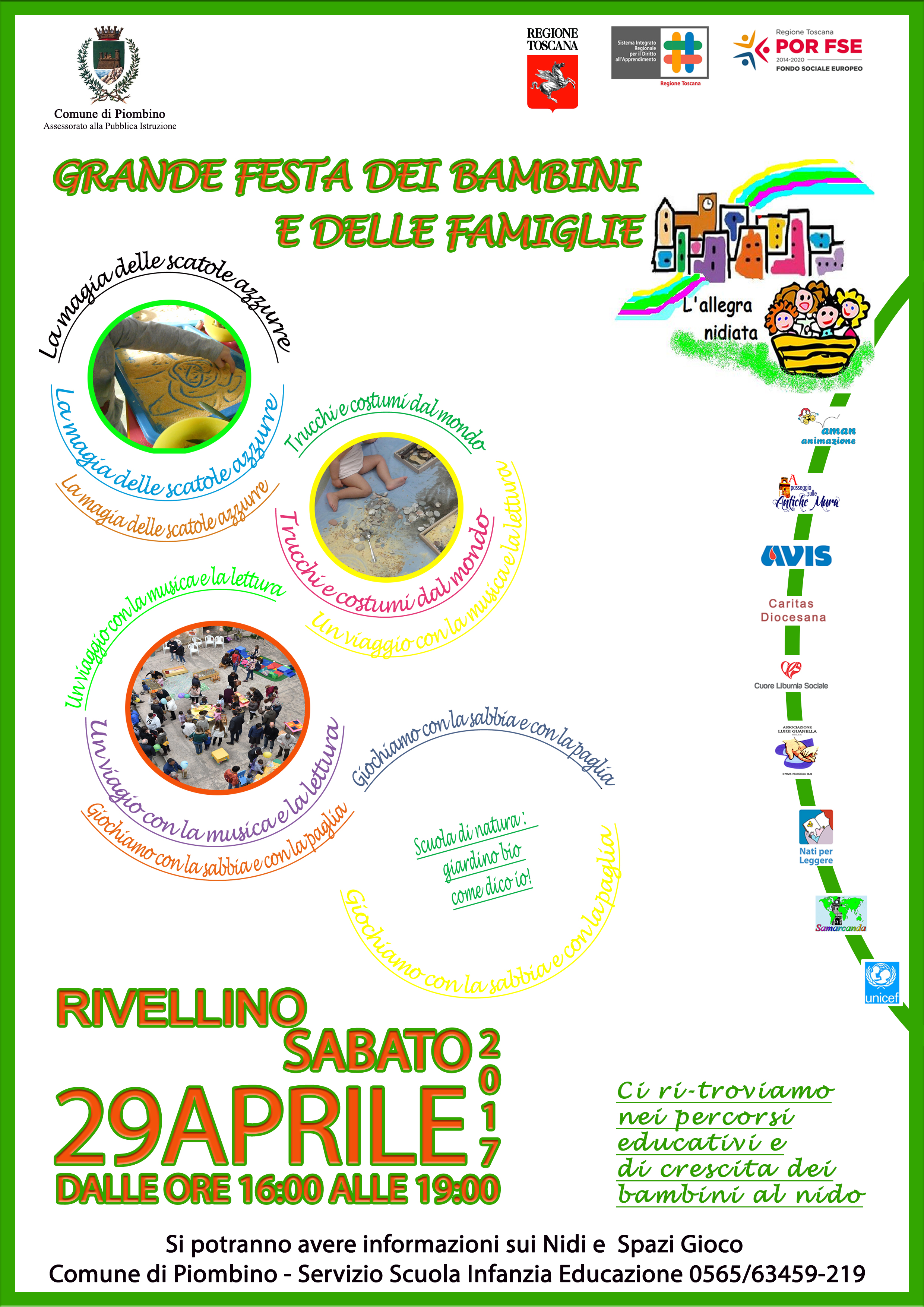 Festa dei nidi al Rivellino sabato 29 aprile