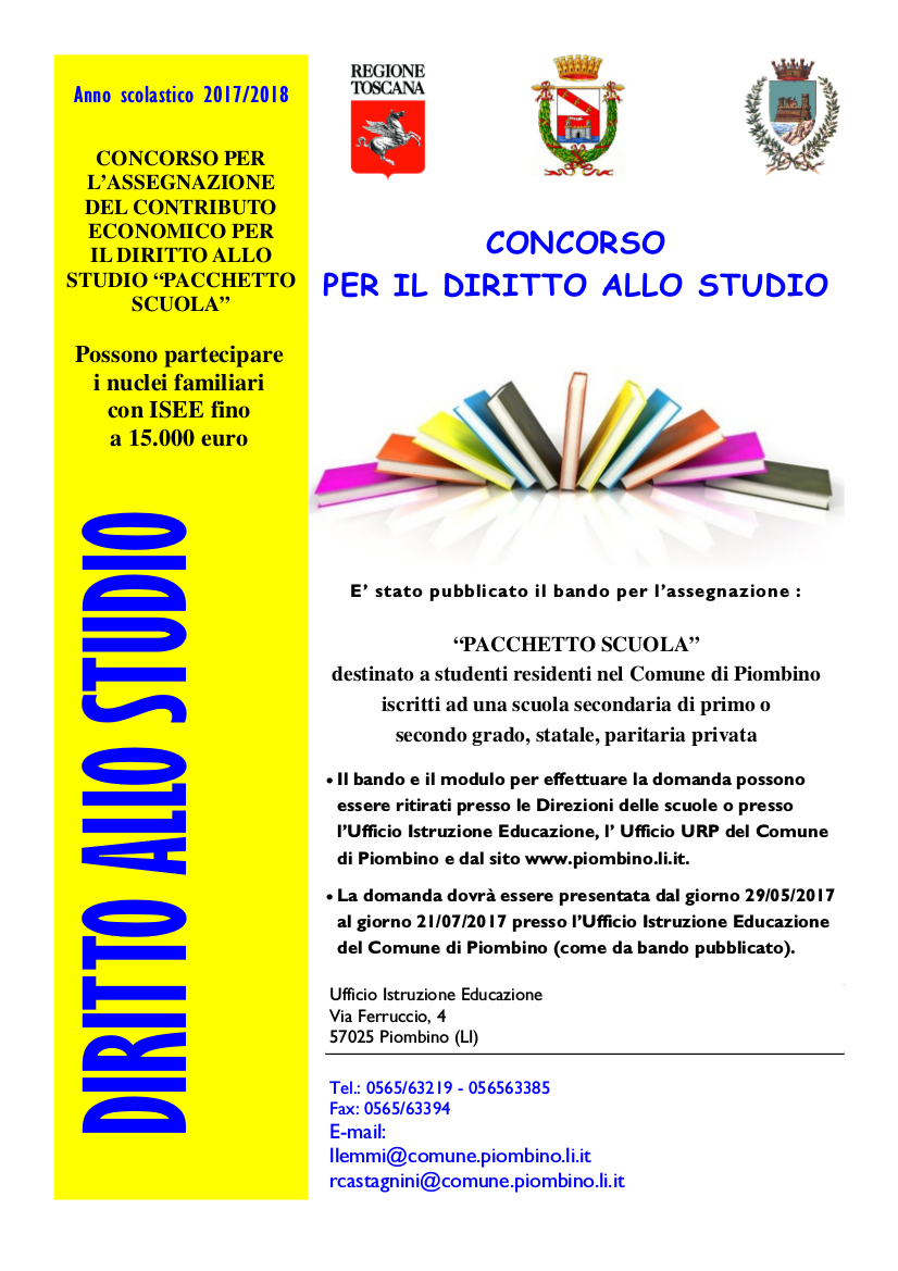 A fine maggio  le domande per il "Pacchetto scuola"