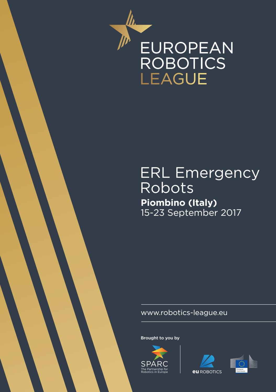 ERL Emergency Robots 2017 - Domani il via ufficiale.