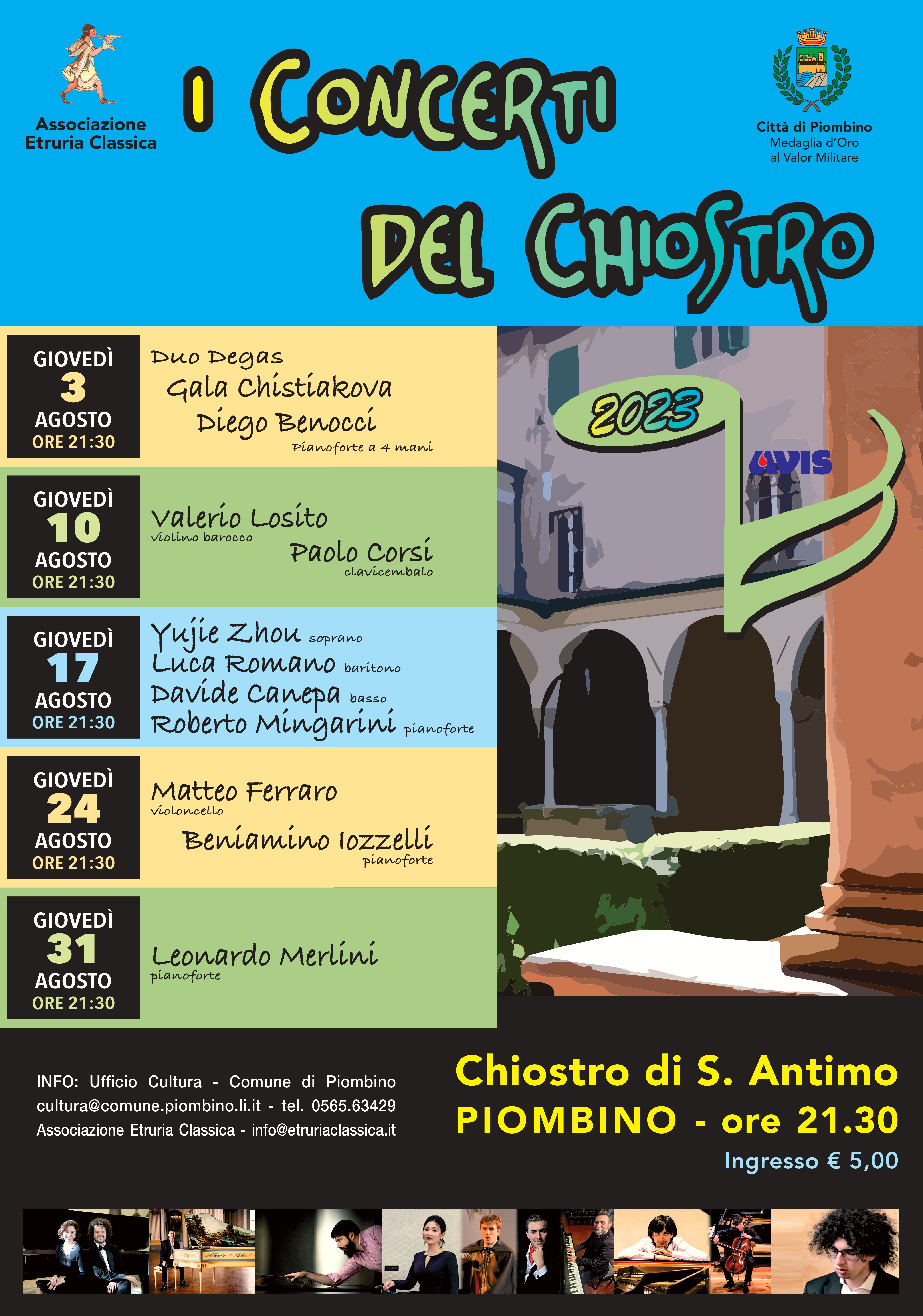 Tornano �I concerti del Chiosco�: primo appuntamento gioved� 3 agosto