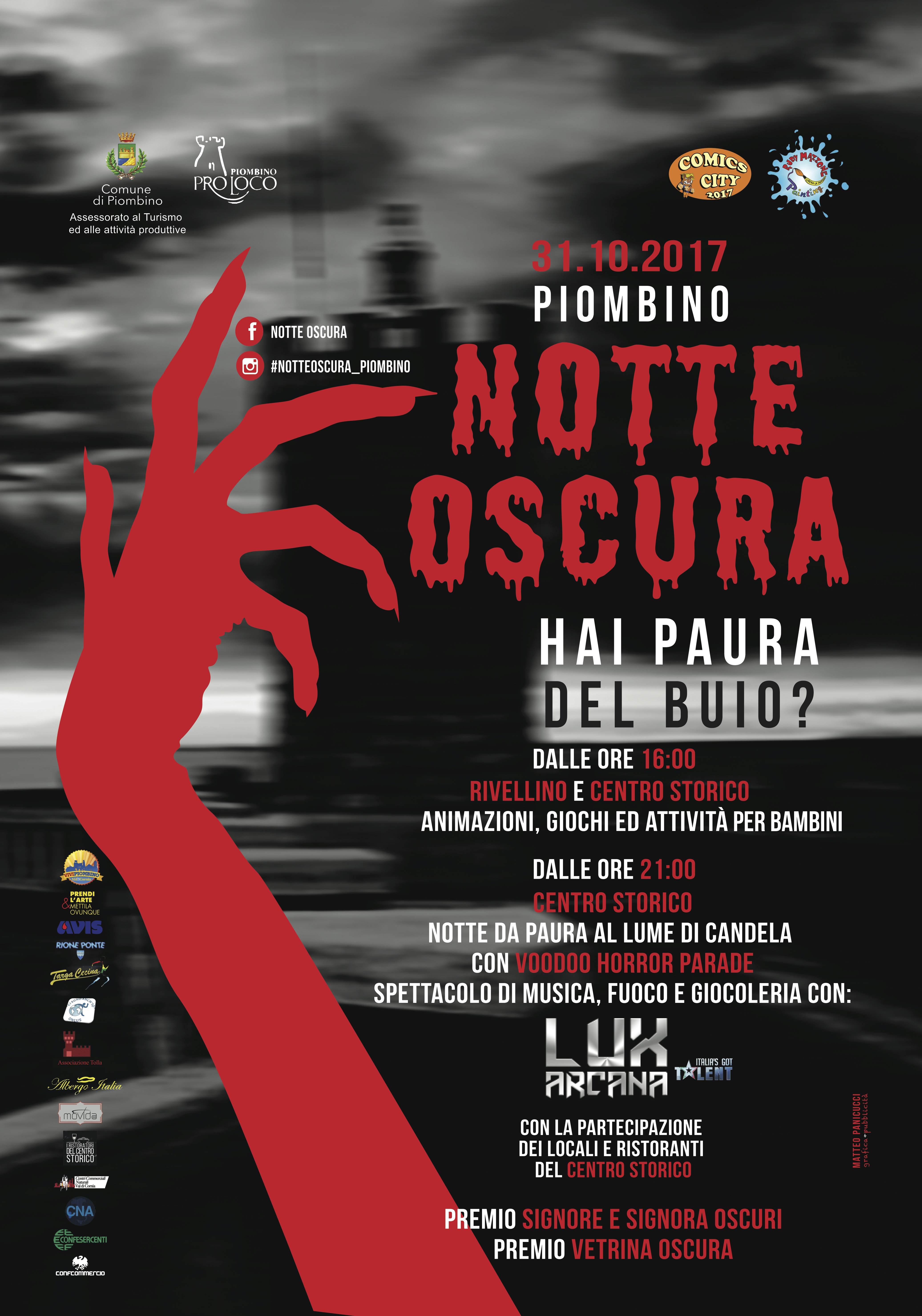 HALLOWEEN 2017: tante iniziative in attesa della Notte Oscura a Piombino