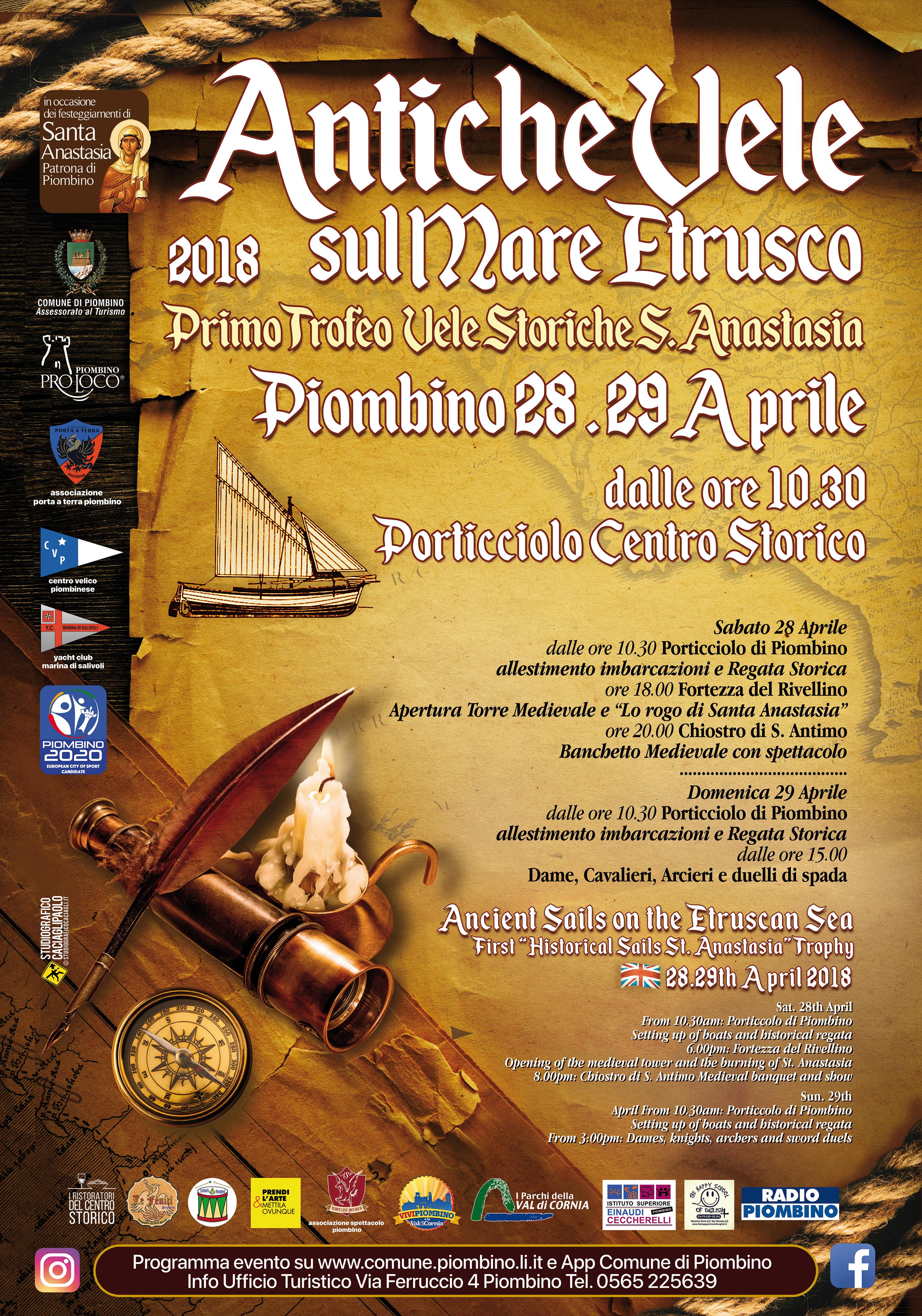 Vento e tradizione nella regata storica di vele latine a Piombino