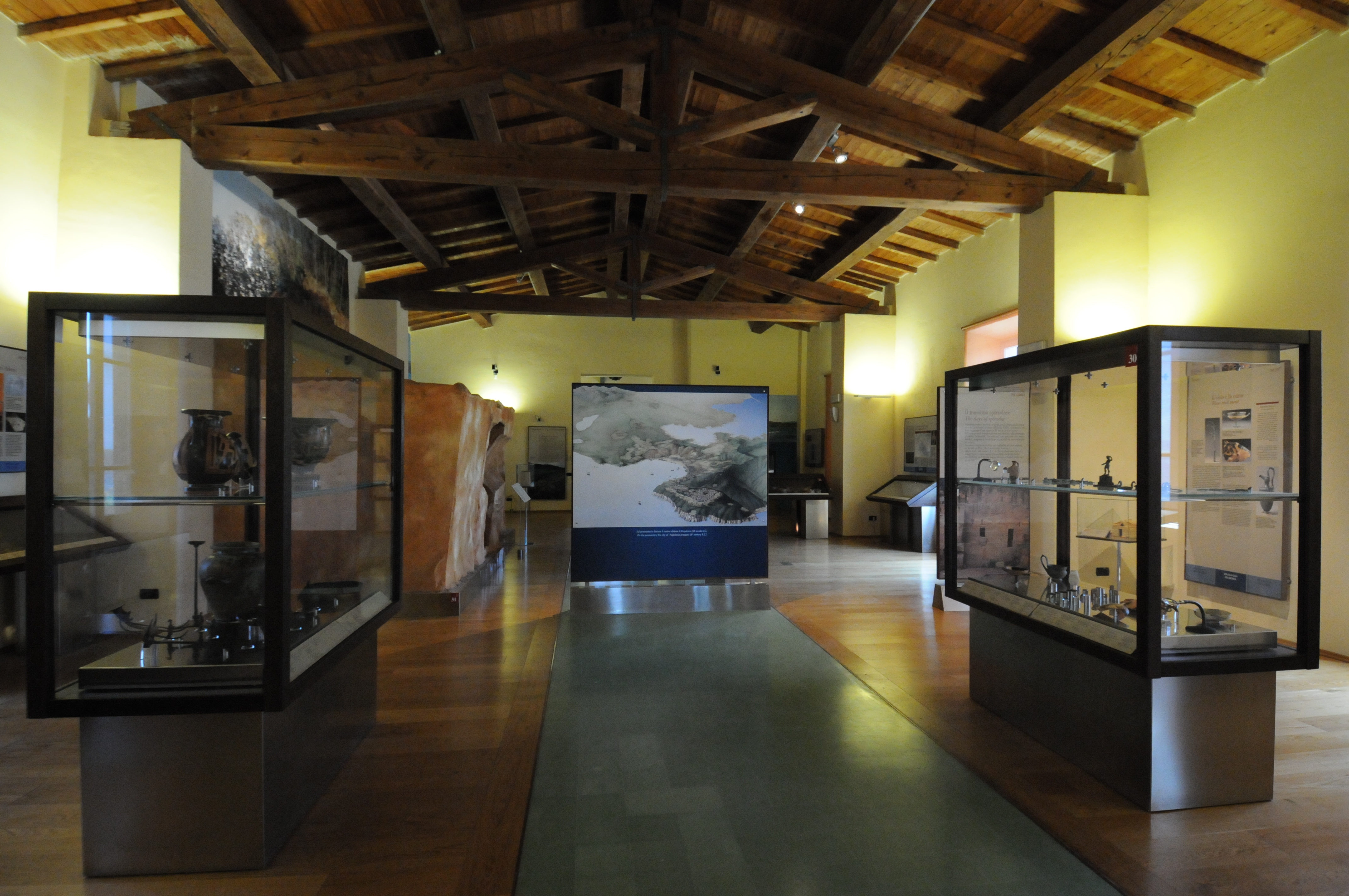Il belvedere delle logge di Populonia presso il museo archeologico di Cittadella Approvato il 2&deg; lotto del progetto per la riproduzione della terrazza su pannelli 3D