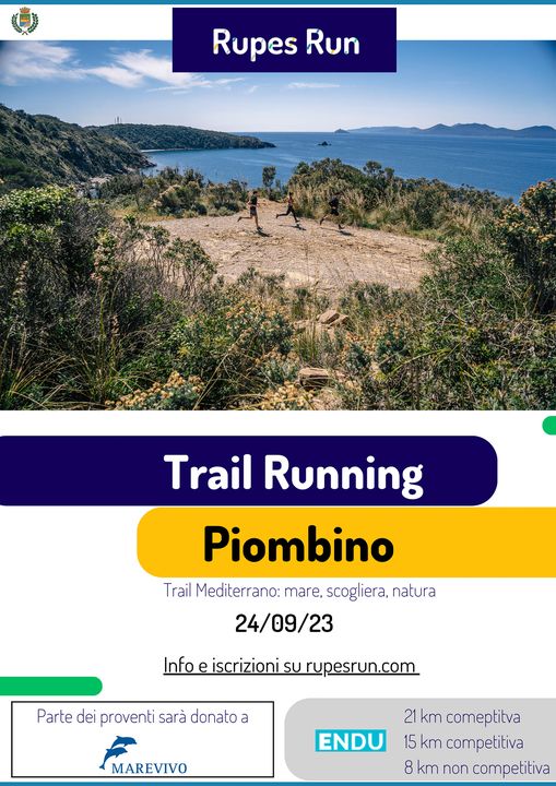 24 settembre al via RupesRun, la gara di trail running che celebra la bellezza naturale del promontorio di Piombino