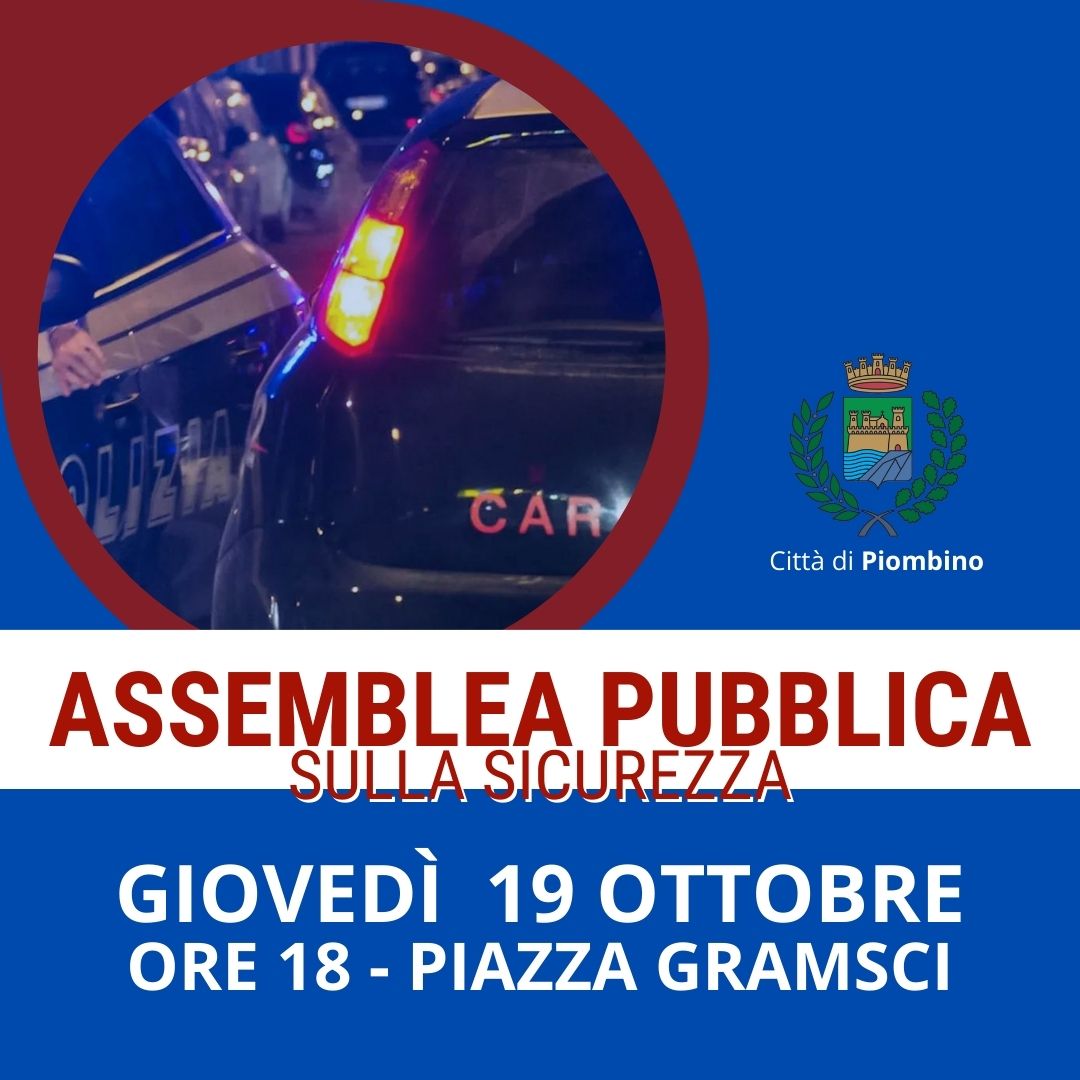 Sicurezza, Ferrari: Lennesimo episodio inaccettabile  Convocata unassemblea pubblica gioved 19 ottobre alle 18 in piazza Gramsci
