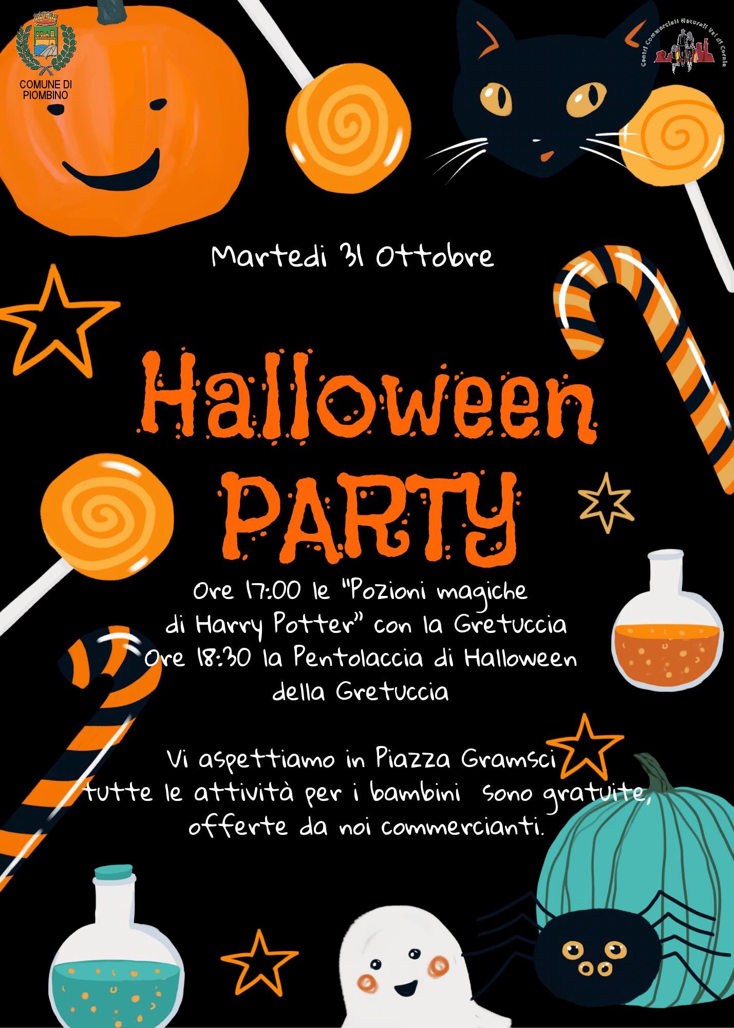  tempo di Halloween: al via da domani 26 ottobre le iniziative a Piombino