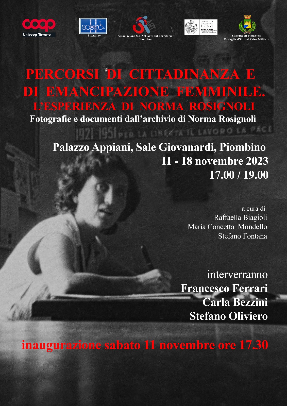Mostra documentale �Percorsi di cittadinanza e di emancipazione femminile. L�esperienza di Norma Rosignoli�