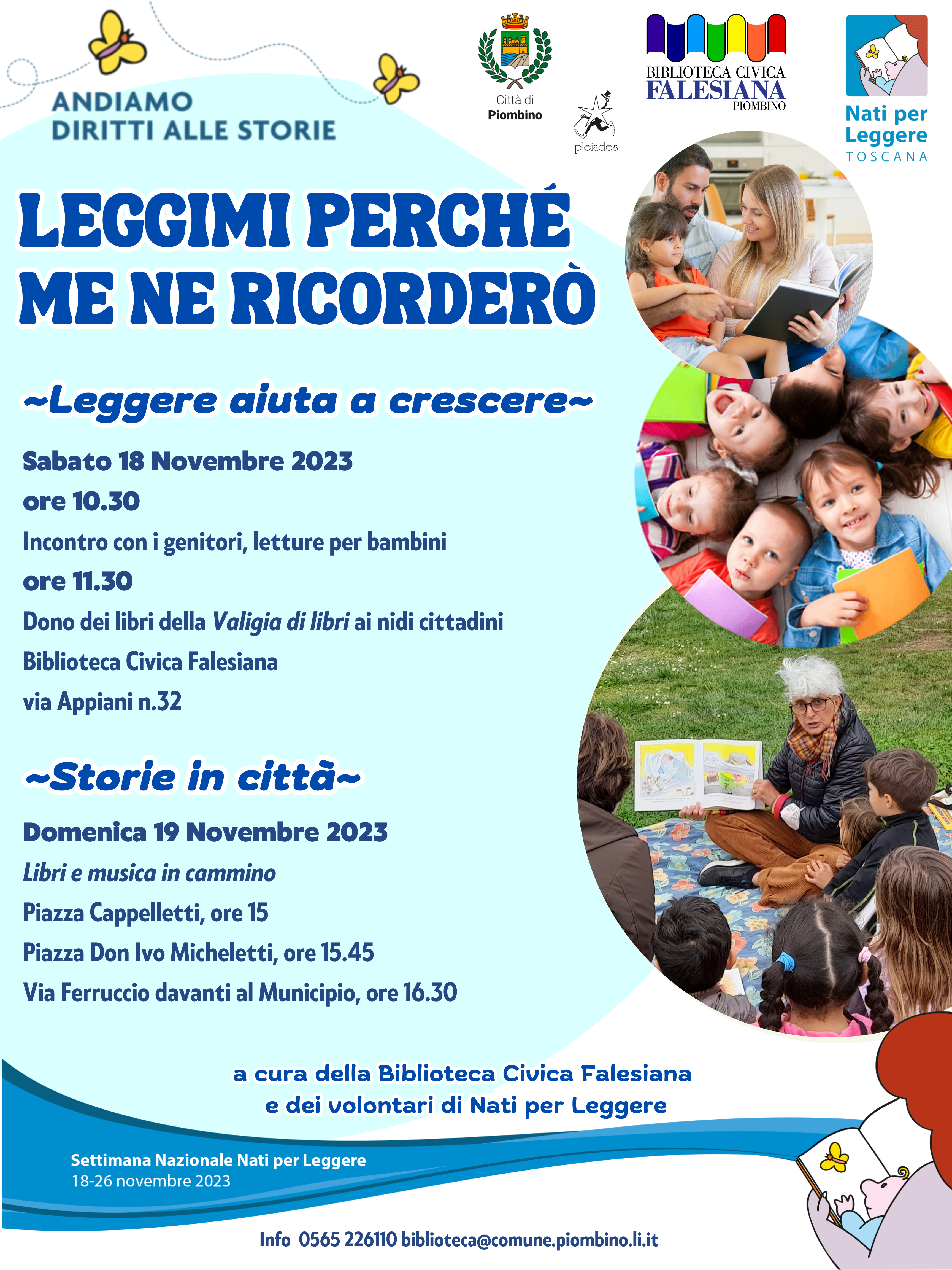 Settimana nazionale Nati per leggere: il programma delle iniziative