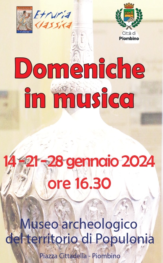Etruria Classica 2024: al via da domenica 14 gennaio il programma degli appuntamenti musicali invernali