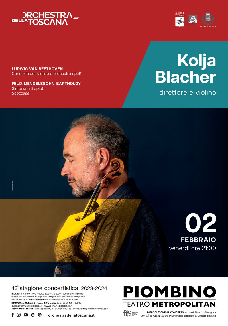 Stagione concertistica: venerd 2 febbraio concerto di Kolja Blacher