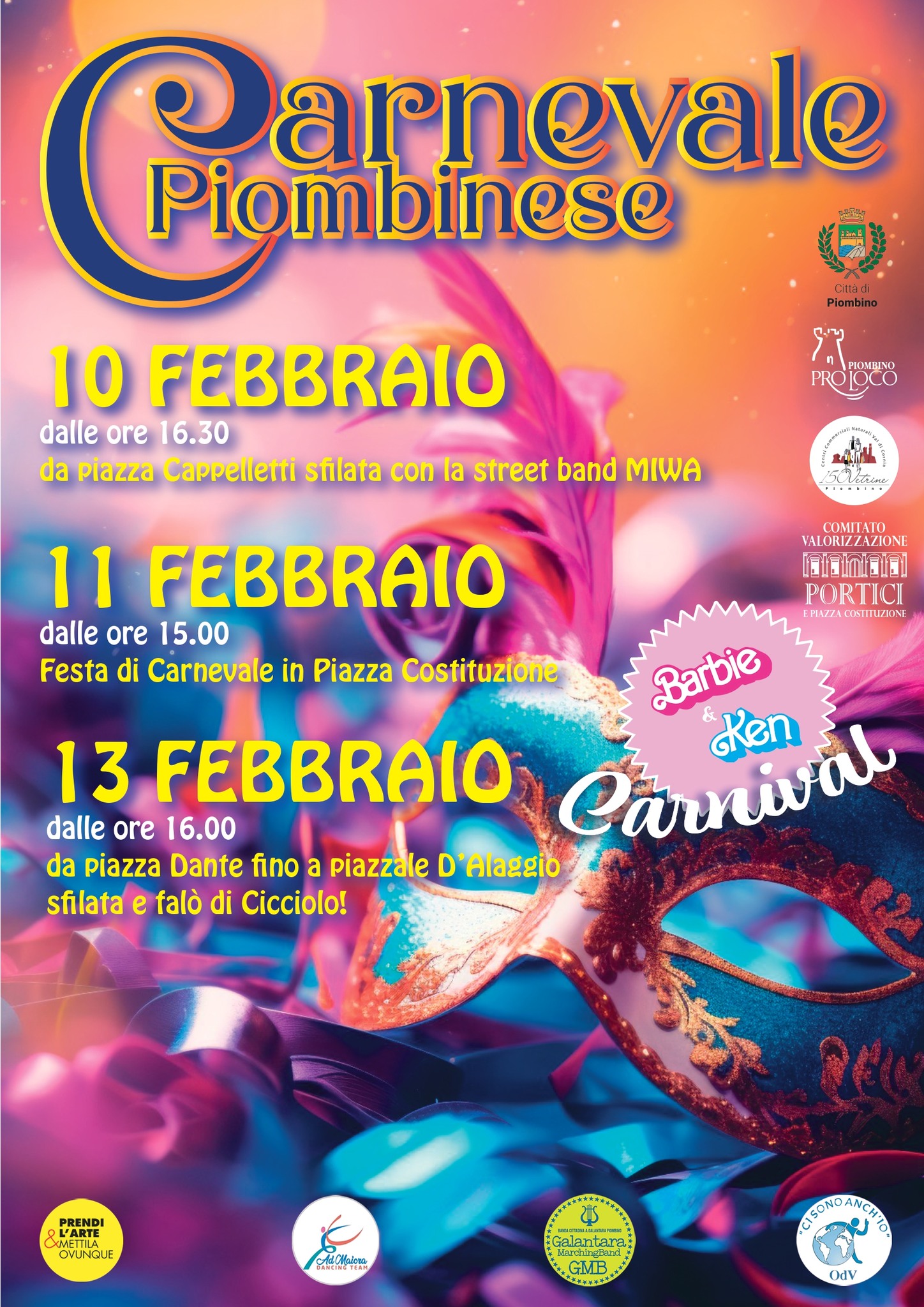 Carnevale piombinese 2024: il Comune presenta il programma
