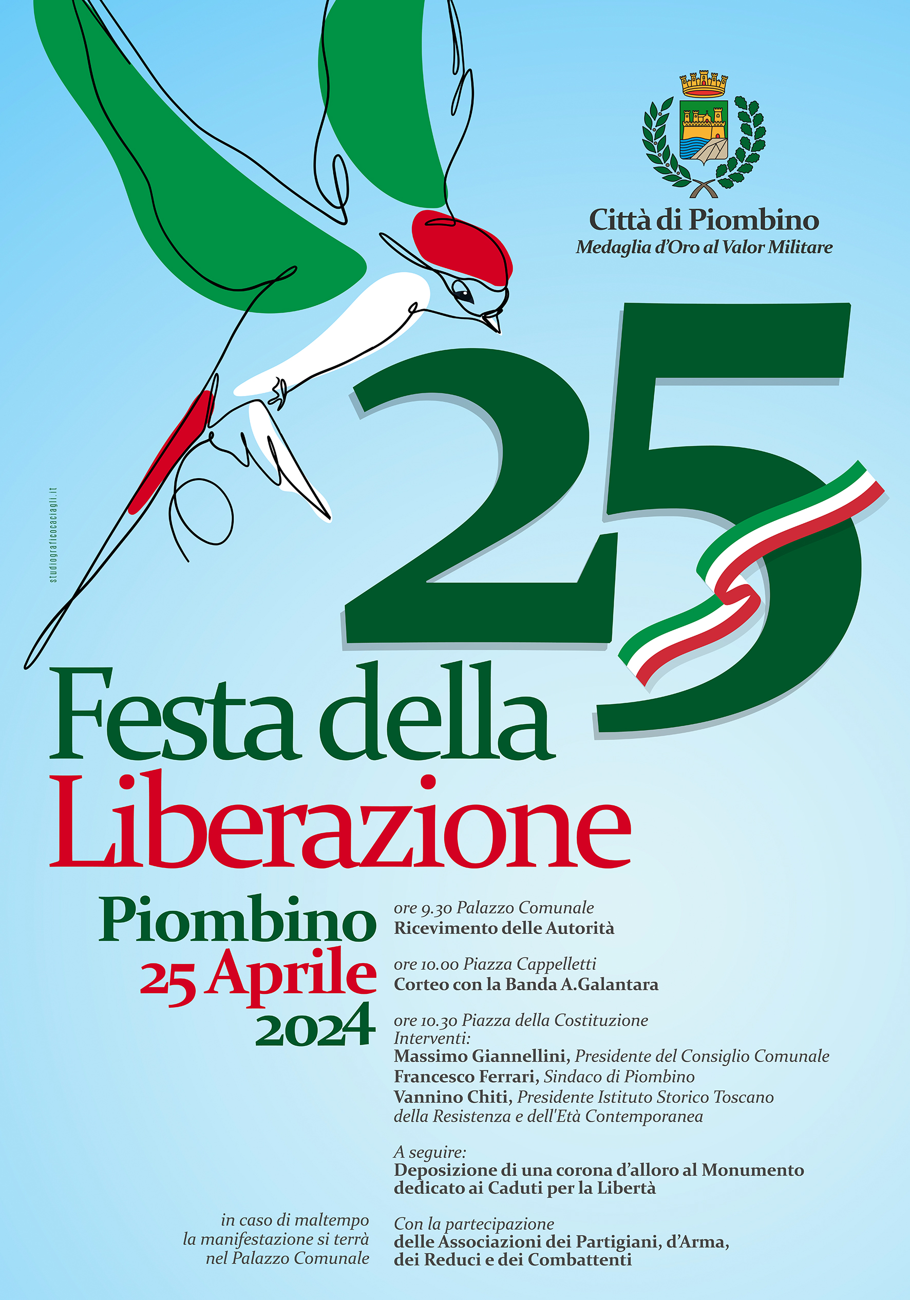 Celebrazione Festa della Liberazione del 25 aprile: il programma��������