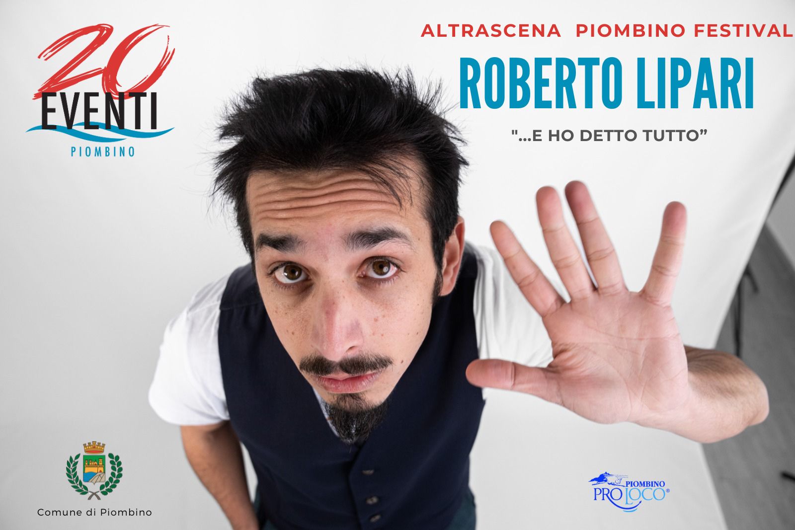 Festival 20Eventi: tornano le serate di Altrascena con Roberto Lipari e Ubaldo Pantani
