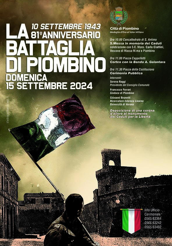 81� anniversario della Battaglia di Piombino � Programma della cerimonia