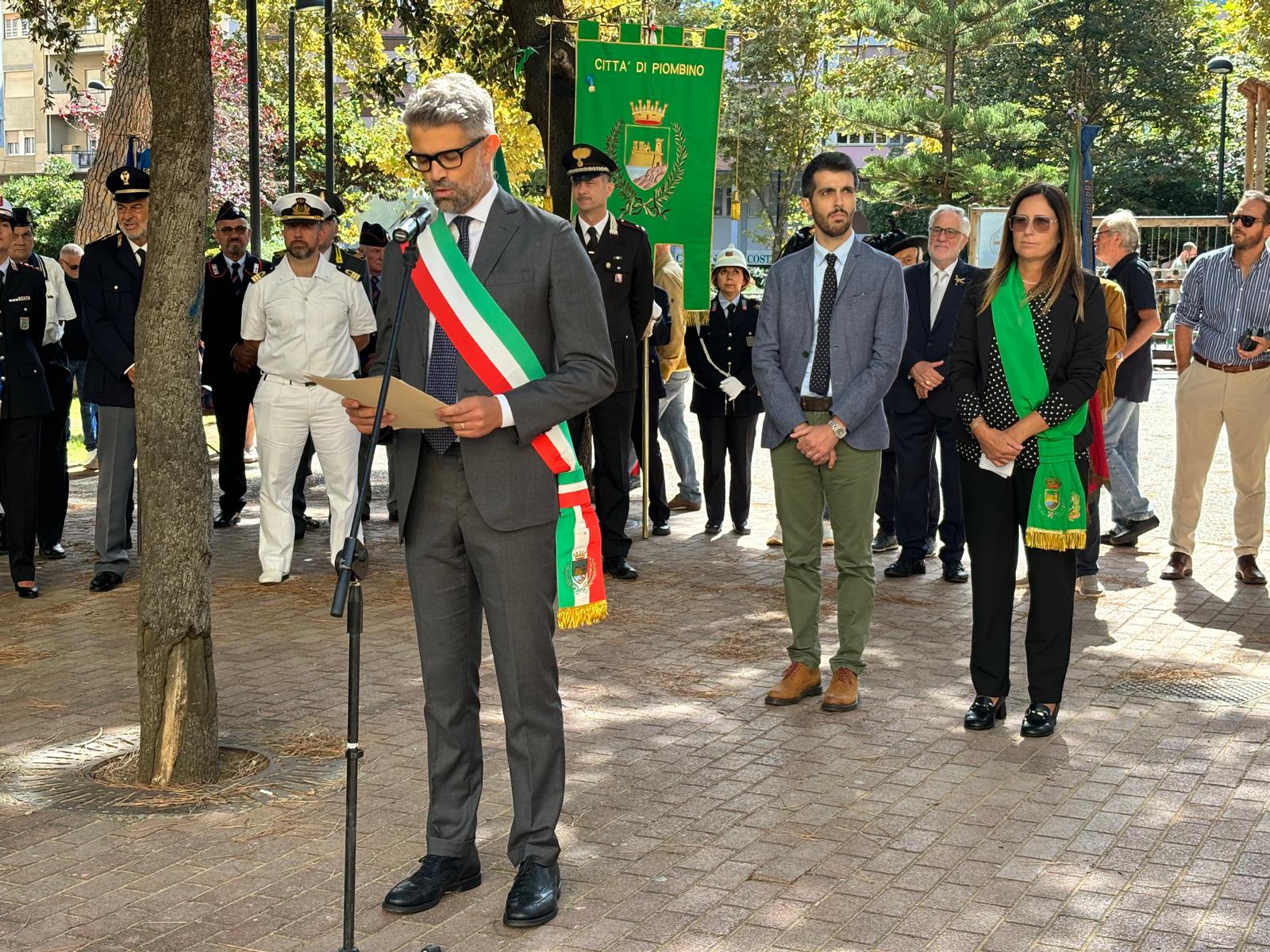 Discorso del sindaco Francesco Ferrari in occasione della cerimonia per l\'81� anniversario della Battaglia di Piombino